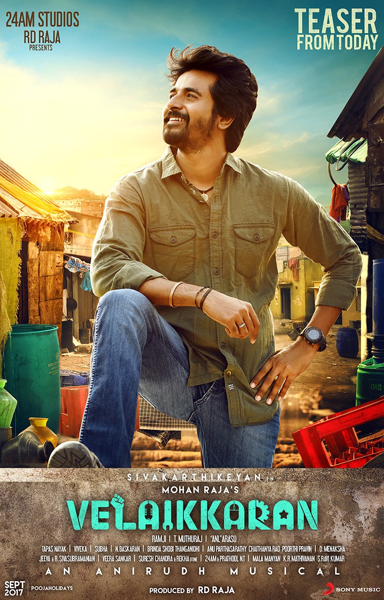 Extra Large Movie Poster Image for Velaikkaran (#2 of 3)