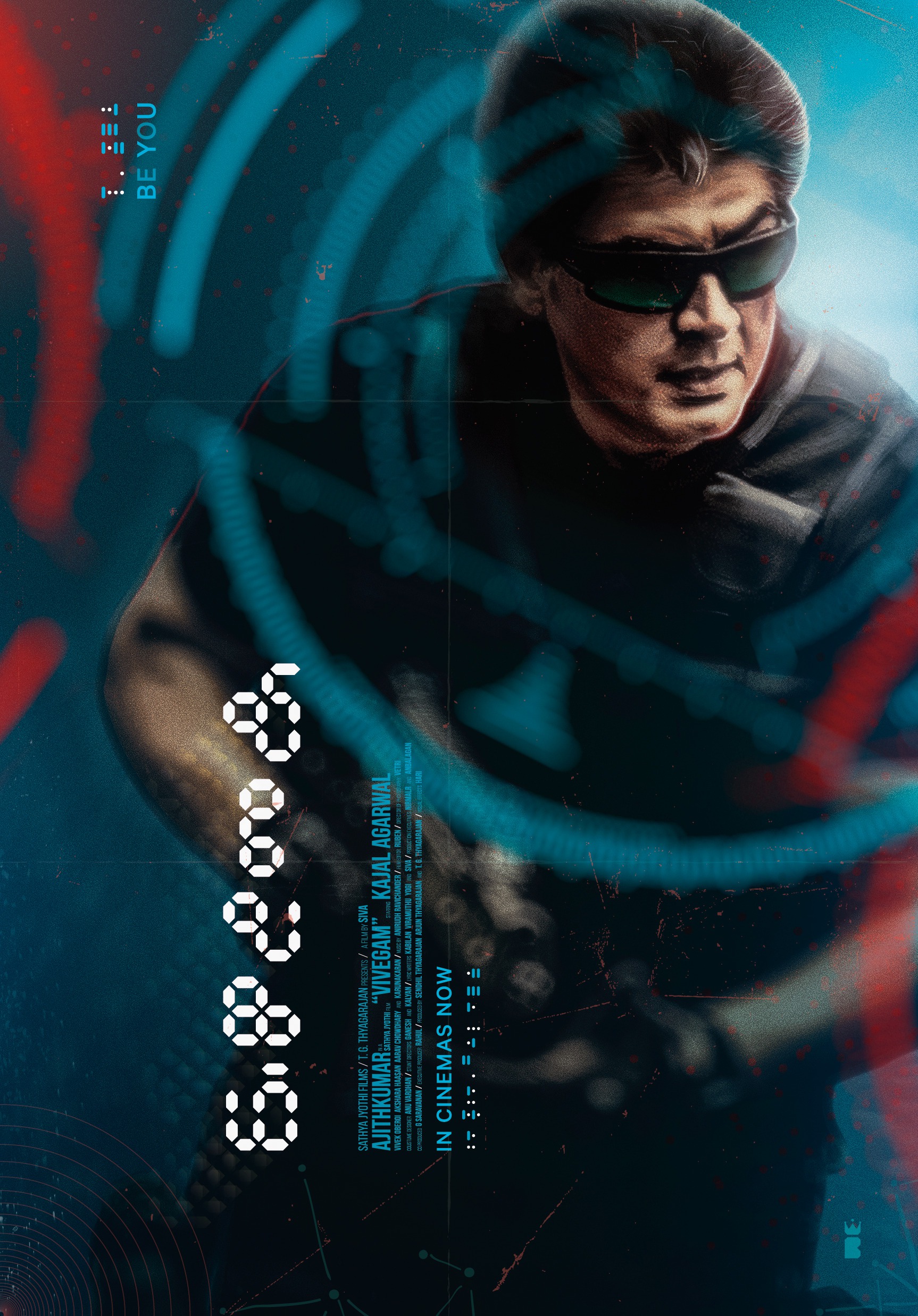 Mega Sized Movie Poster Image for Vivegam (#2 of 4)