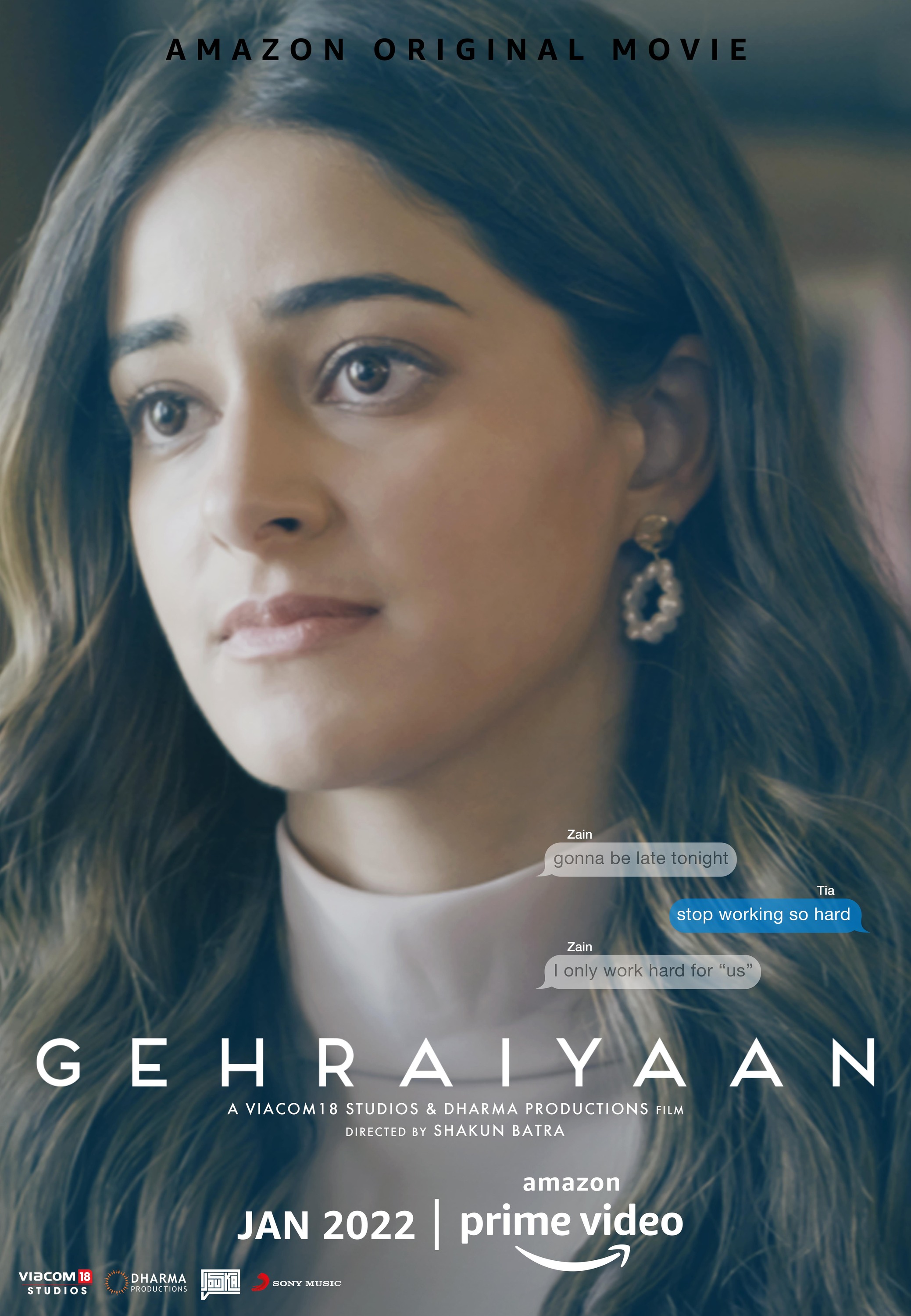 Mega Sized Movie Poster Image for Gehraiyaan (#12 of 18)