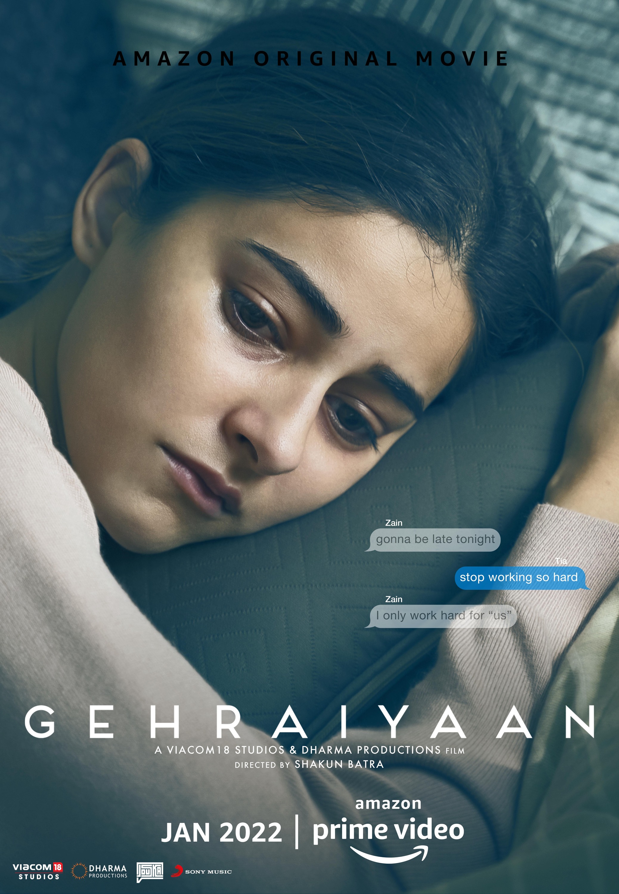 Mega Sized Movie Poster Image for Gehraiyaan (#3 of 18)