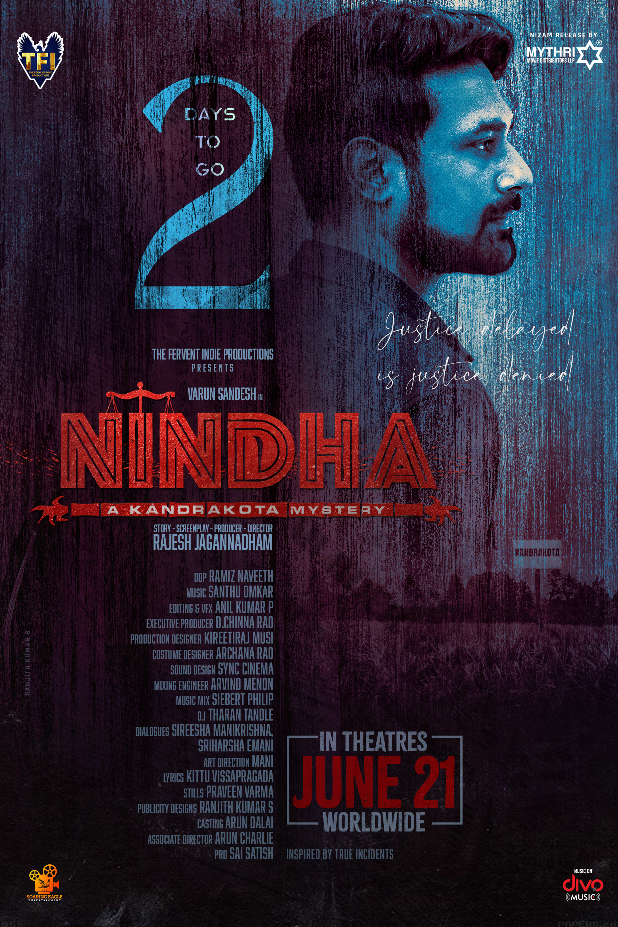 Mega Sized Movie Poster Image for Nindha (#3 of 13)