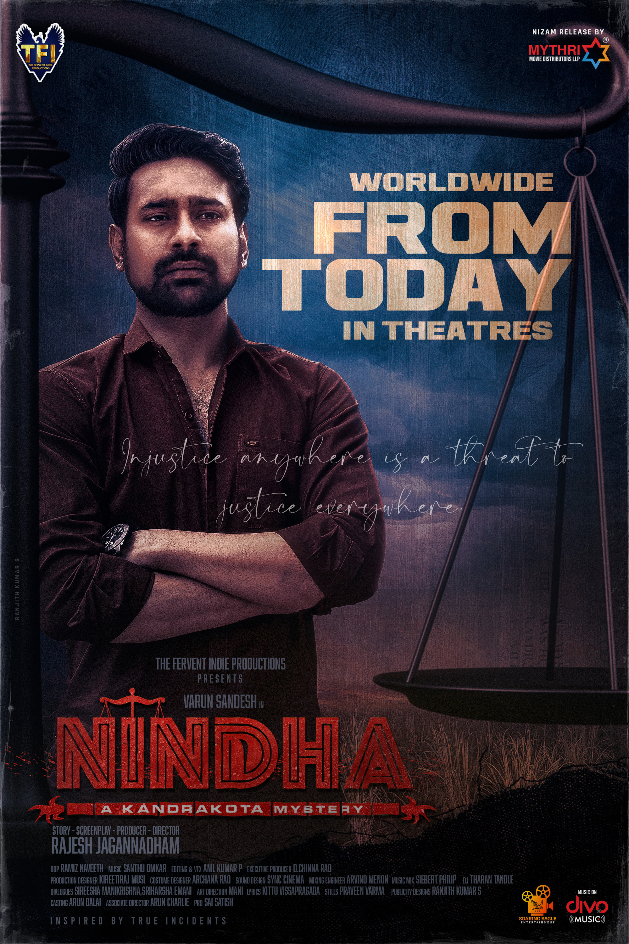 Mega Sized Movie Poster Image for Nindha (#9 of 13)