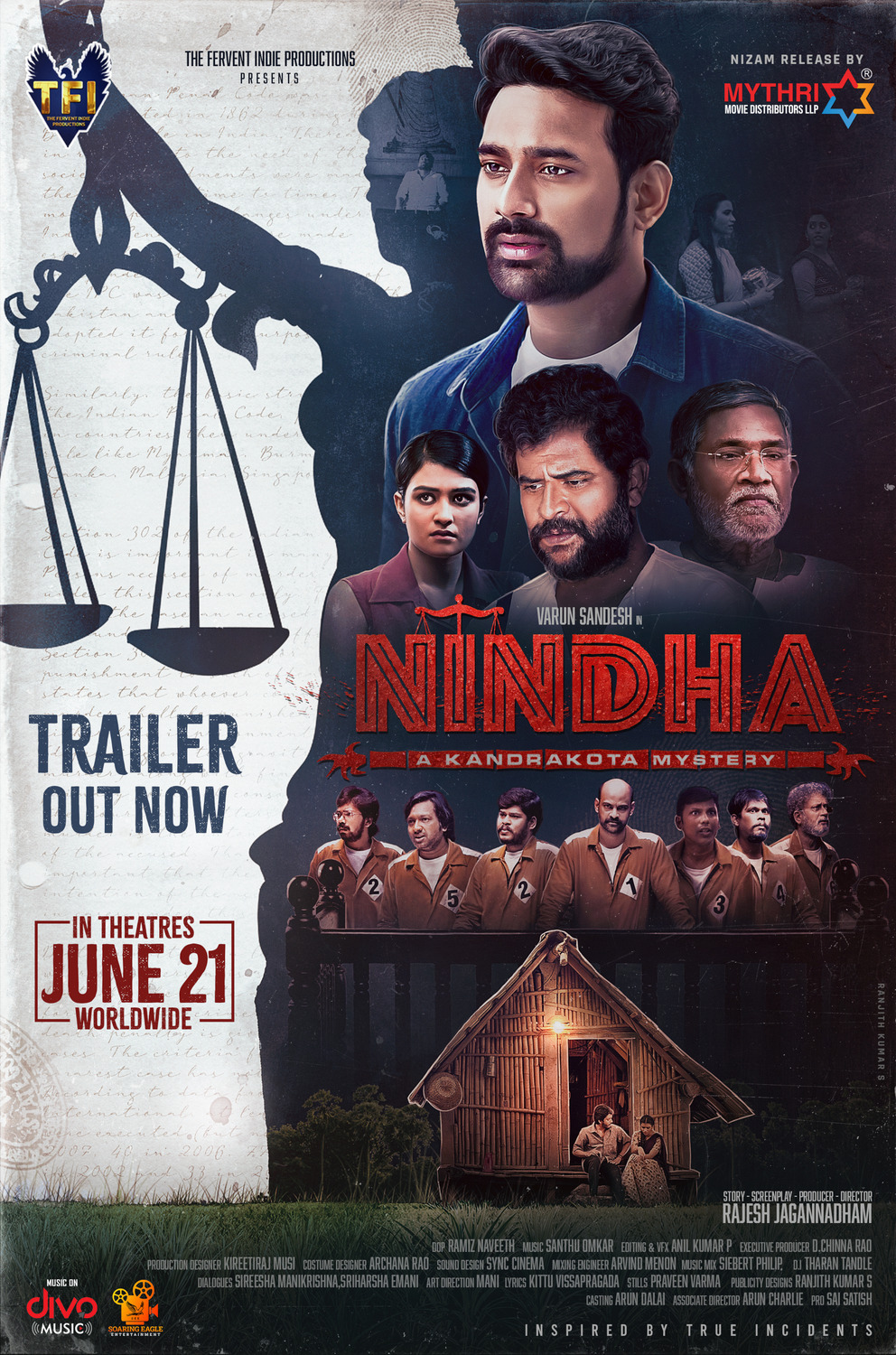 Extra Large Movie Poster Image for Nindha (#1 of 13)