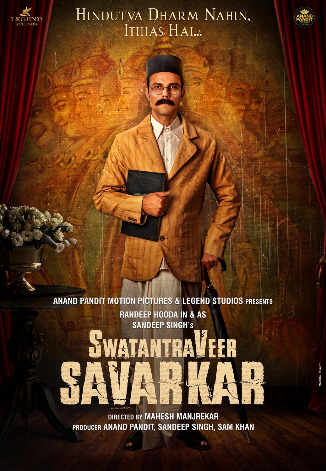 Extra Large Movie Poster Image for Swatantrya Veer Savarkar 