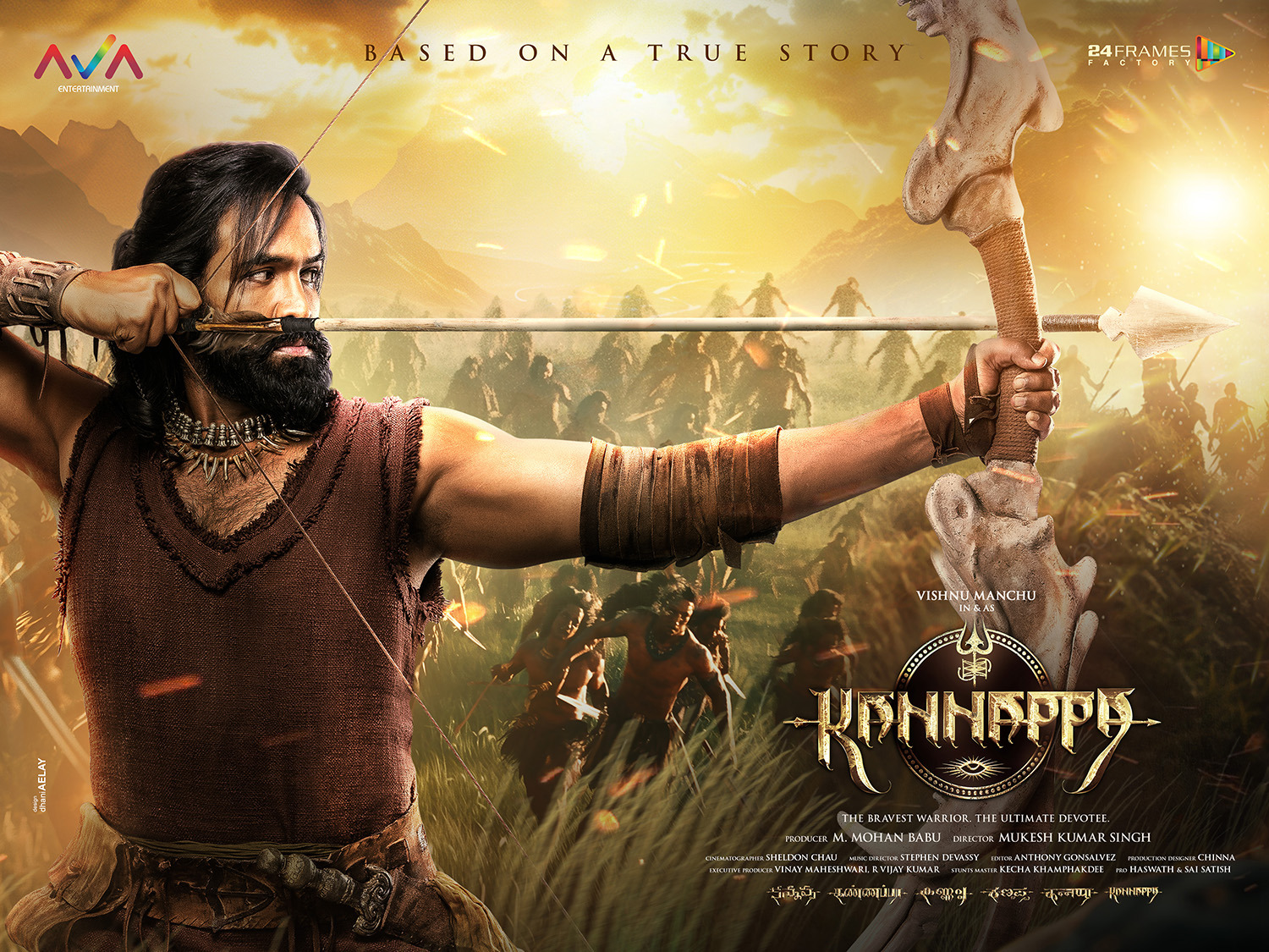 Extra Large Movie Poster Image for Kannappa (#7 of 7)