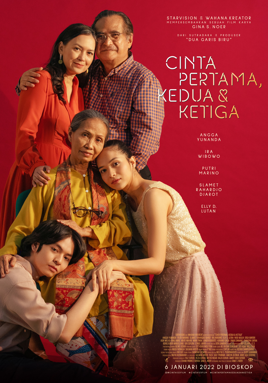 Extra Large Movie Poster Image for Cinta Pertama, Kedua, & Ketiga (#3 of 8)