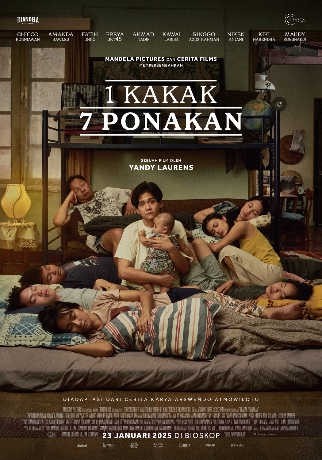 Extra Large Movie Poster Image for 1 Kakak 7 Ponakan (#2 of 2)