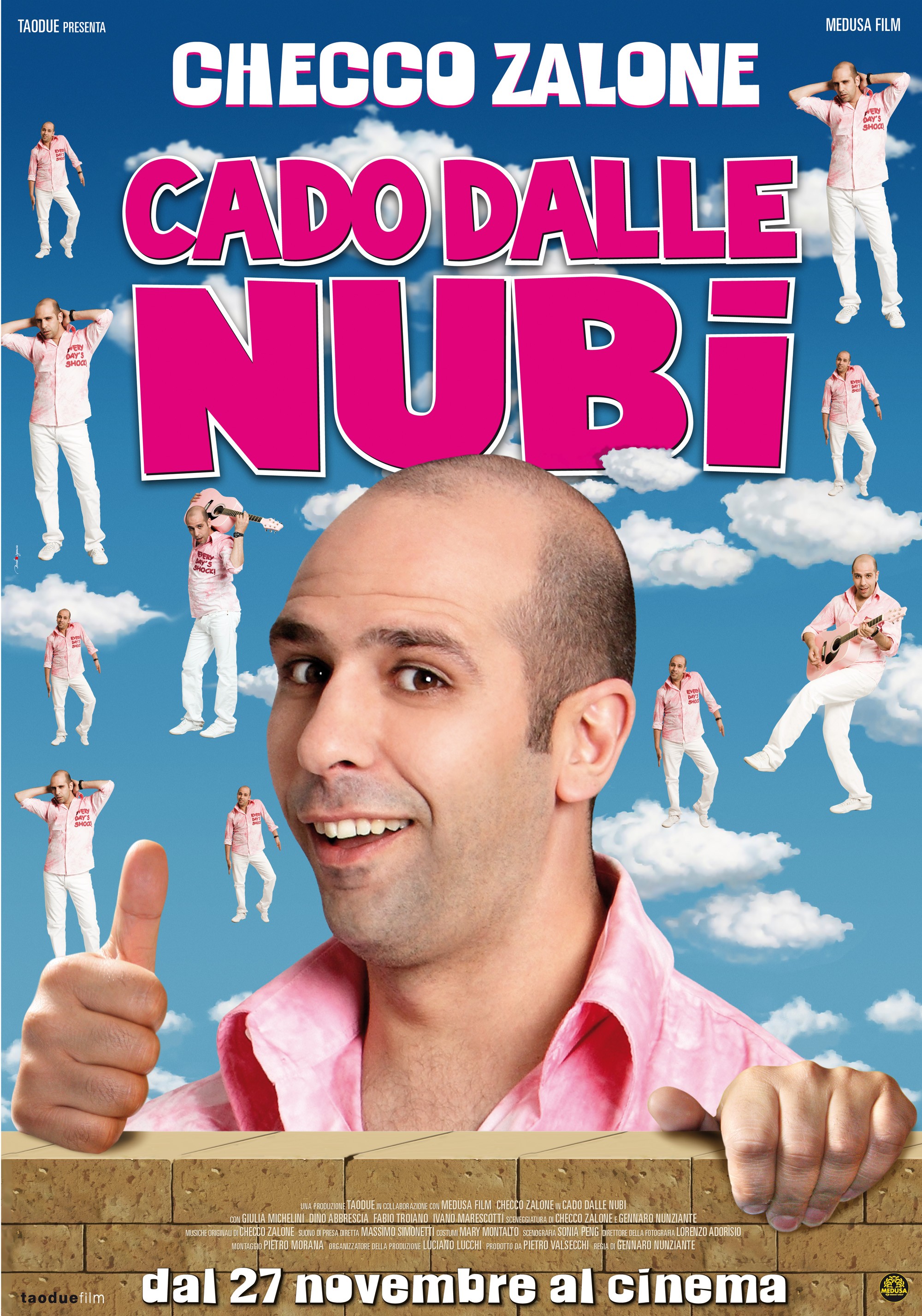 Mega Sized Movie Poster Image for Cado dalle nubi 