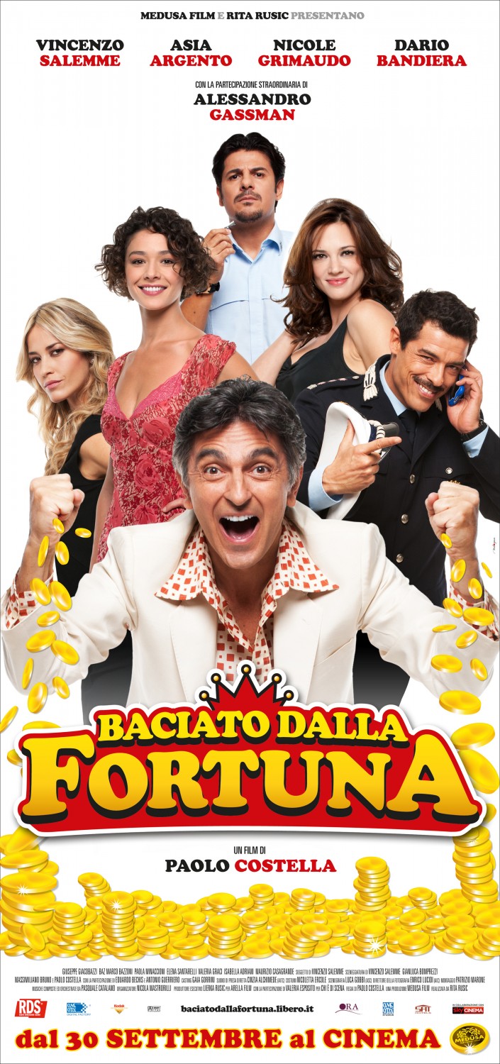 Extra Large Movie Poster Image for Baciato dalla fortuna 