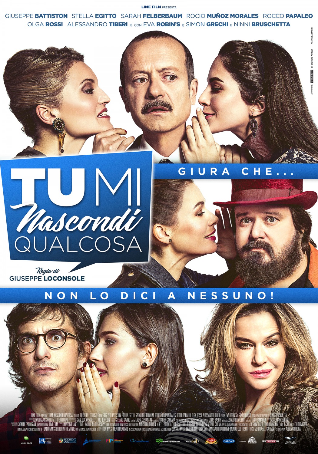 Extra Large Movie Poster Image for Tu mi nascondi qualcosa 