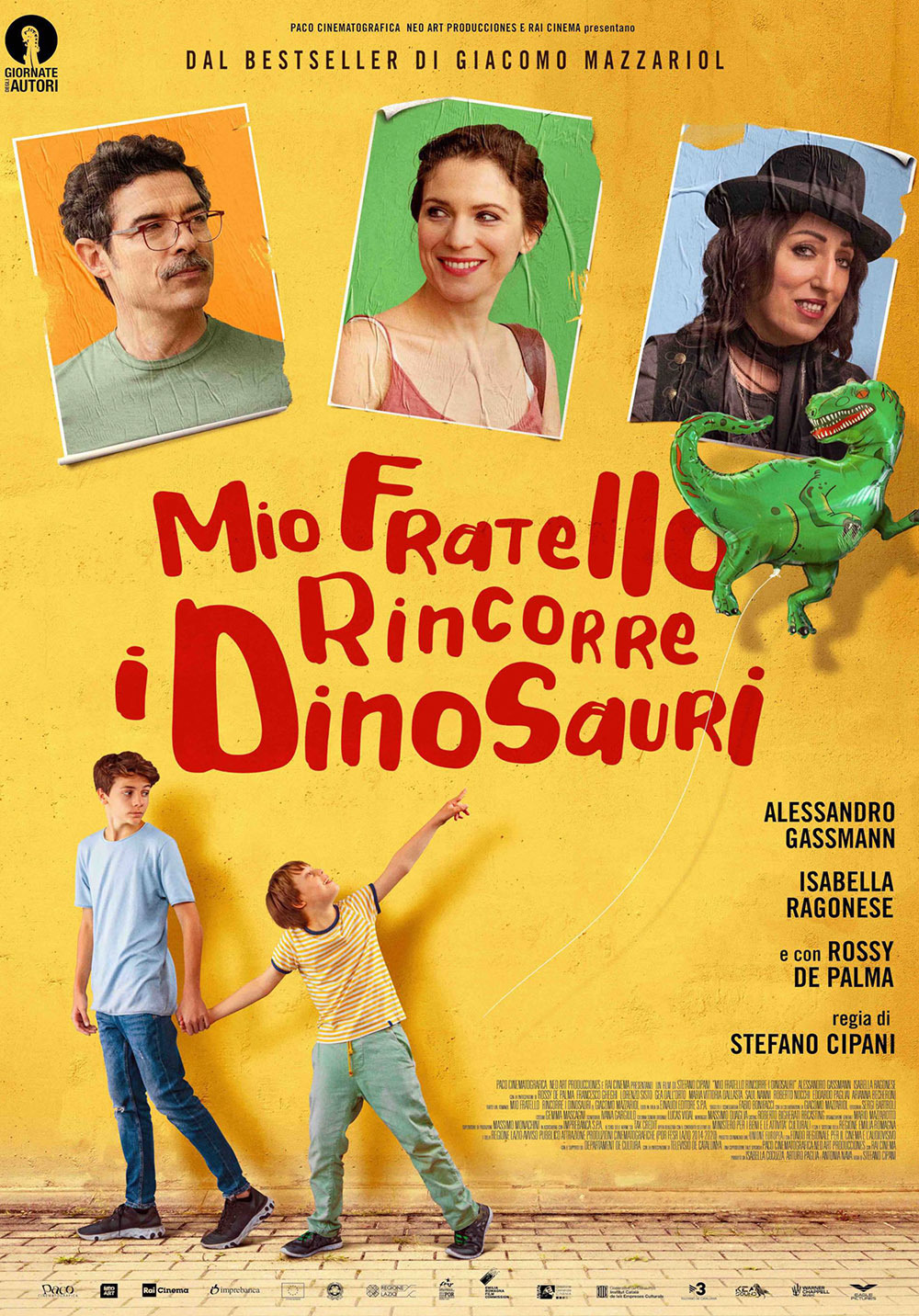 Extra Large Movie Poster Image for Mio fratello rincorre i dinosauri 