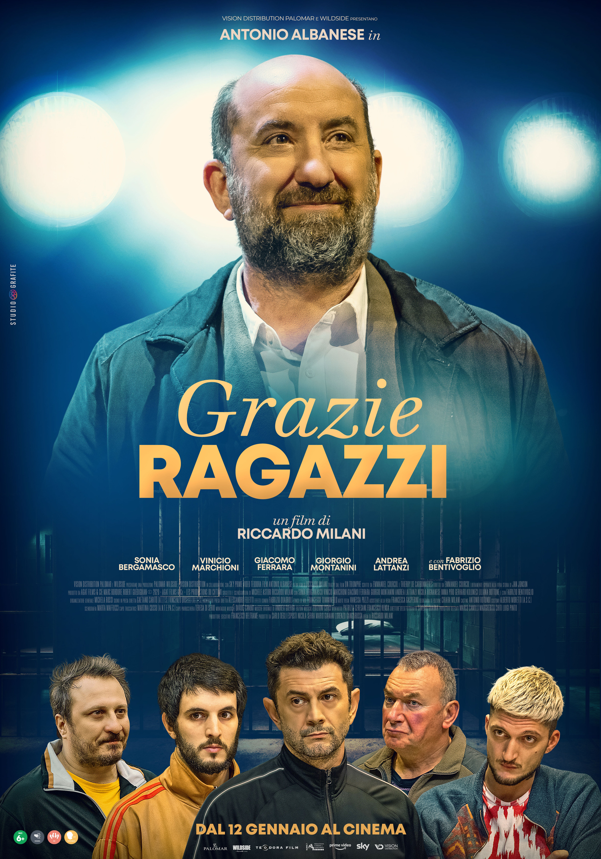 Mega Sized Movie Poster Image for Grazie ragazzi 