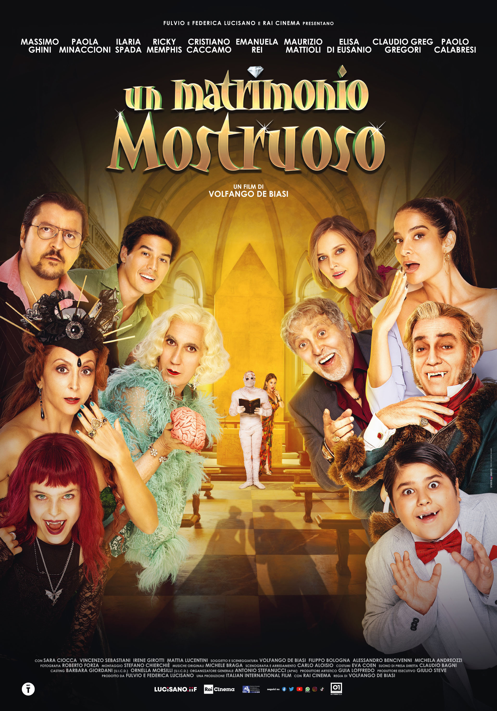 Mega Sized Movie Poster Image for Un matrimonio mostruoso 