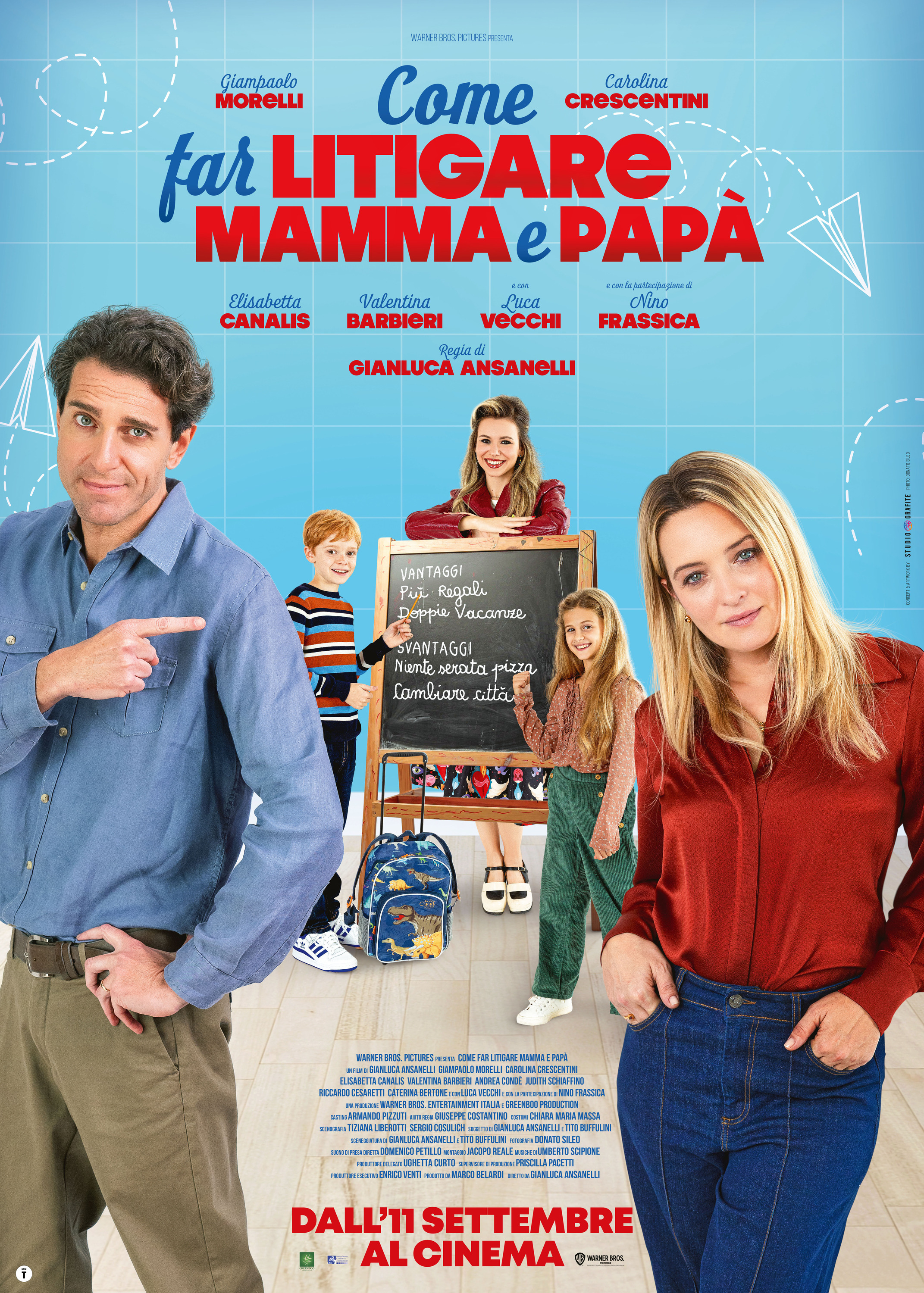 Mega Sized Movie Poster Image for Come far litigare mamma e papà 