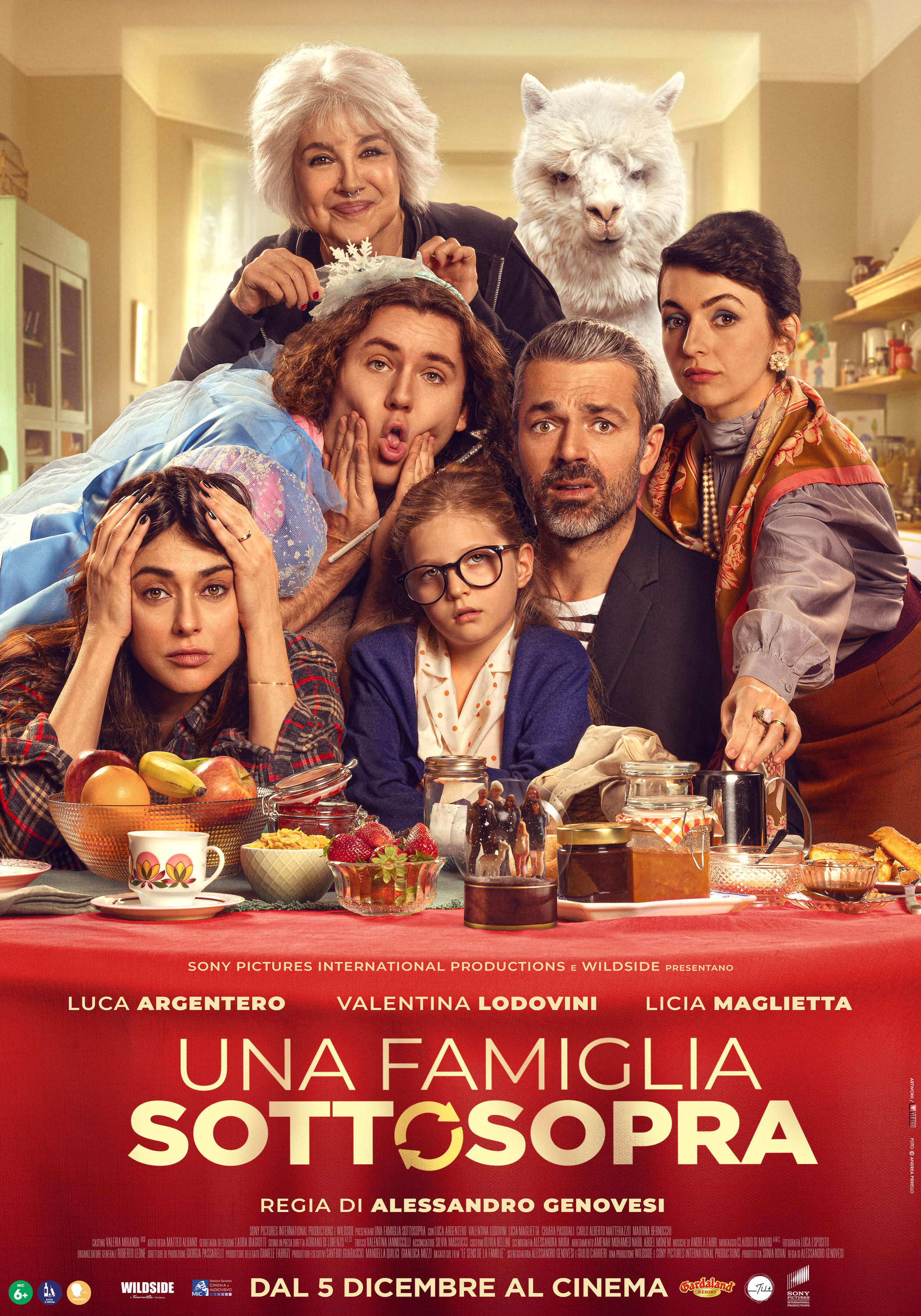 Mega Sized Movie Poster Image for Una Famiglia Sottosopra 