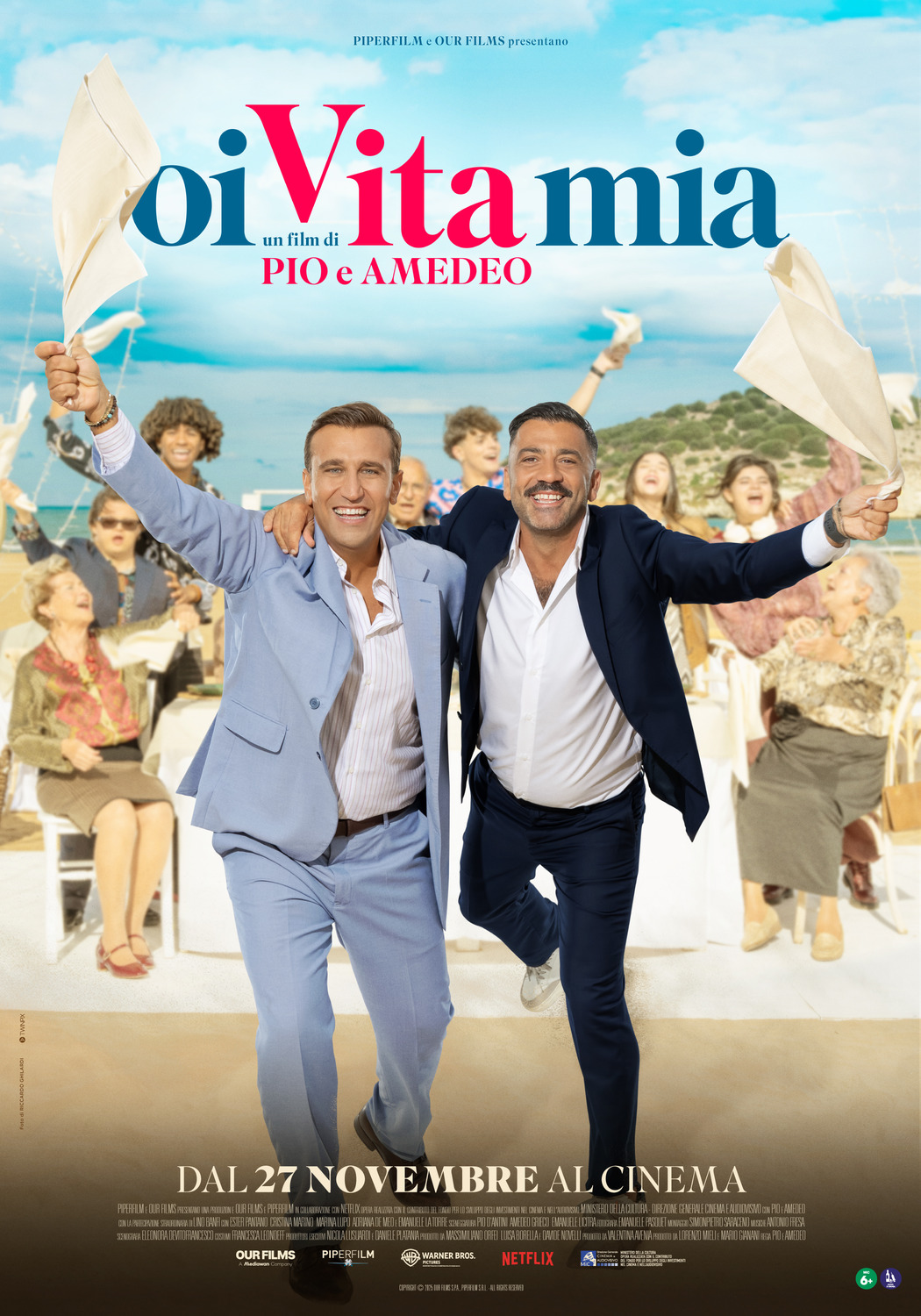 Extra Large Movie Poster Image for Oi vita mia 