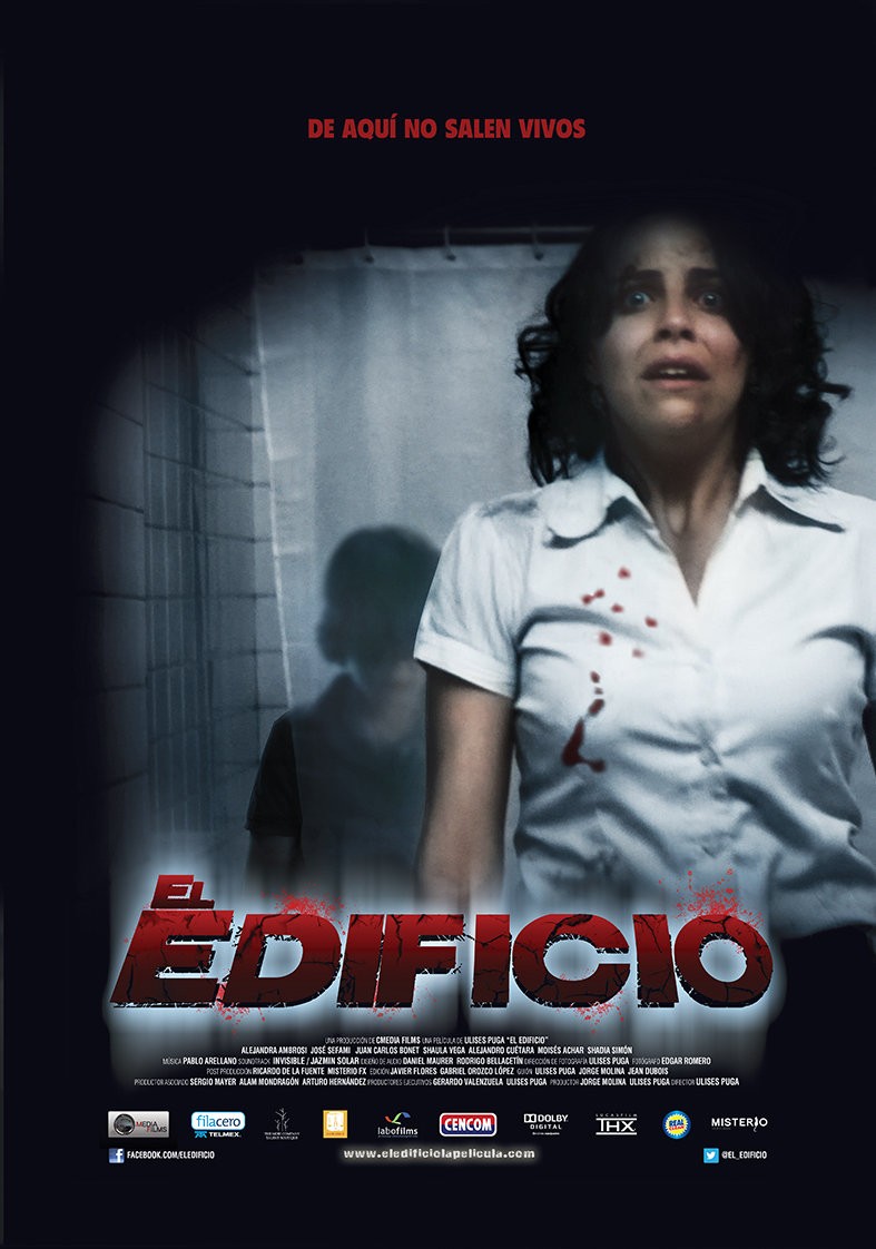 Extra Large Movie Poster Image for El edificio, donde la muerte es una puerta más (#2 of 2)