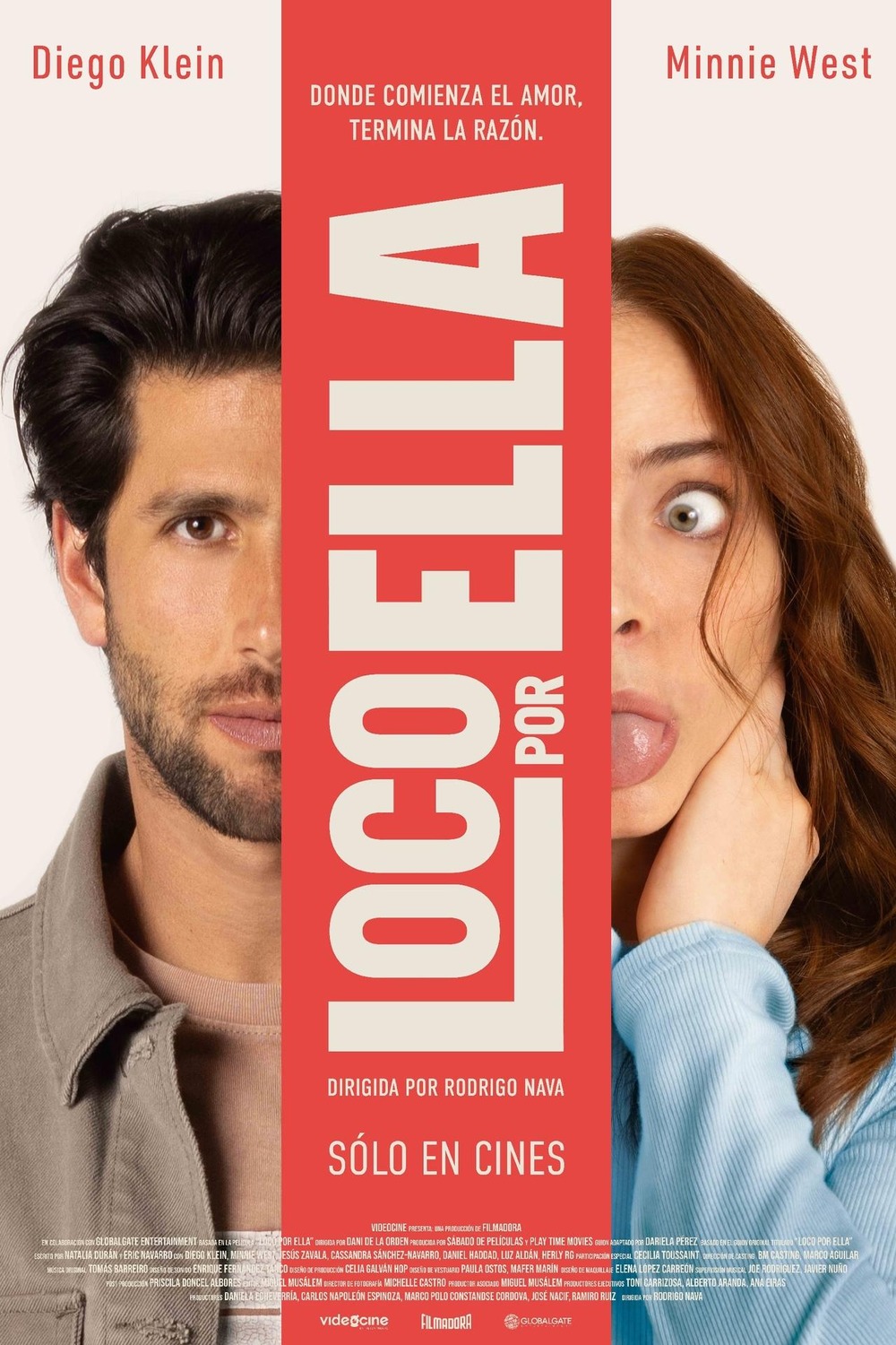 Extra Large Movie Poster Image for Loco por ella (#1 of 7)