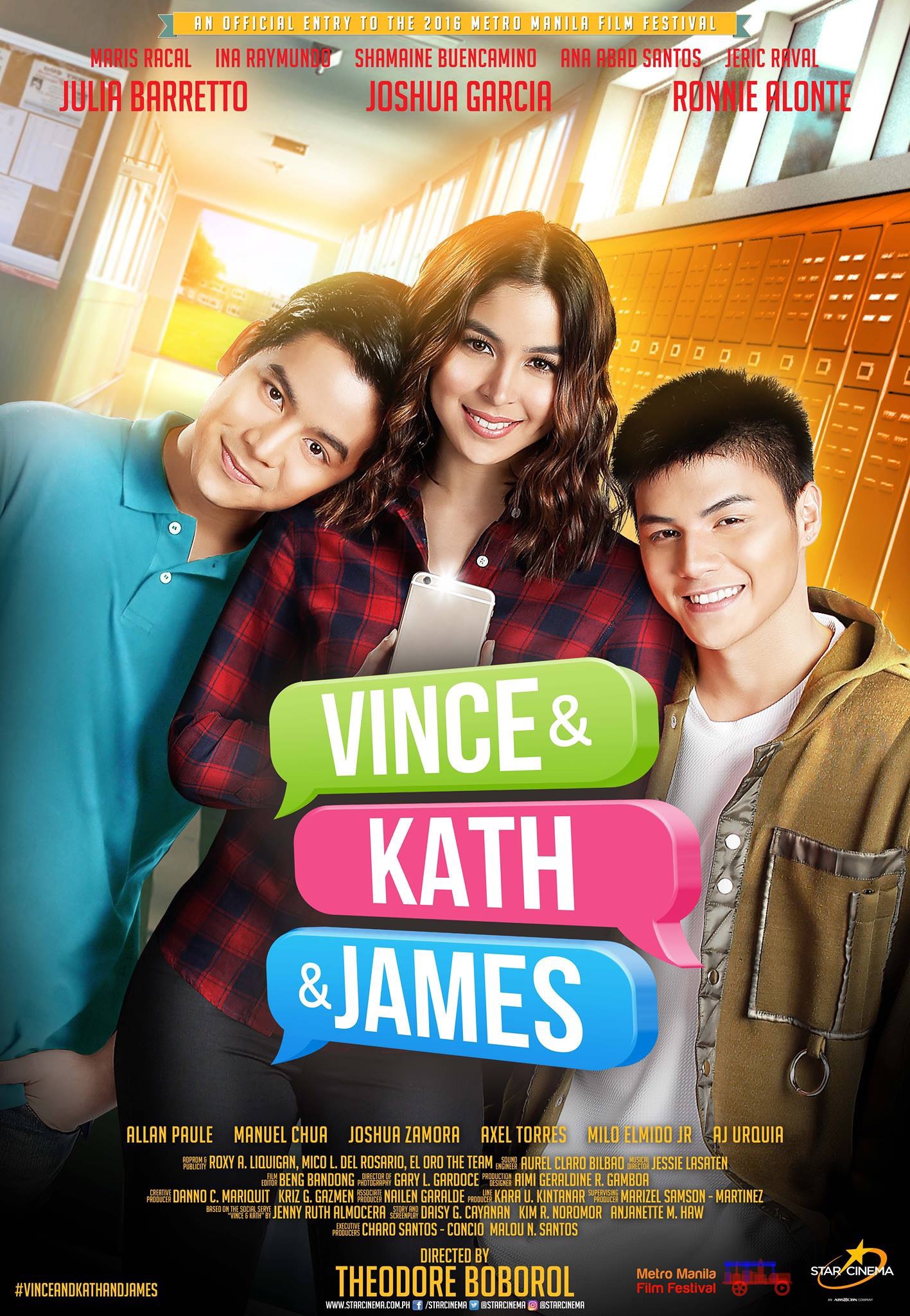 Mega Sized Movie Poster Image for Vince & Kath & James 