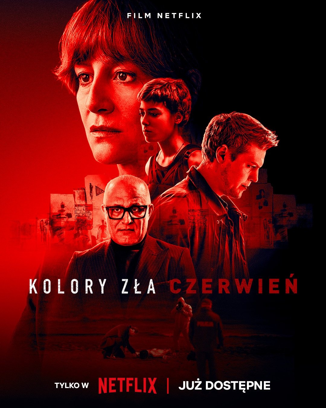 Extra Large Movie Poster Image for Kolory zla. Czerwien 