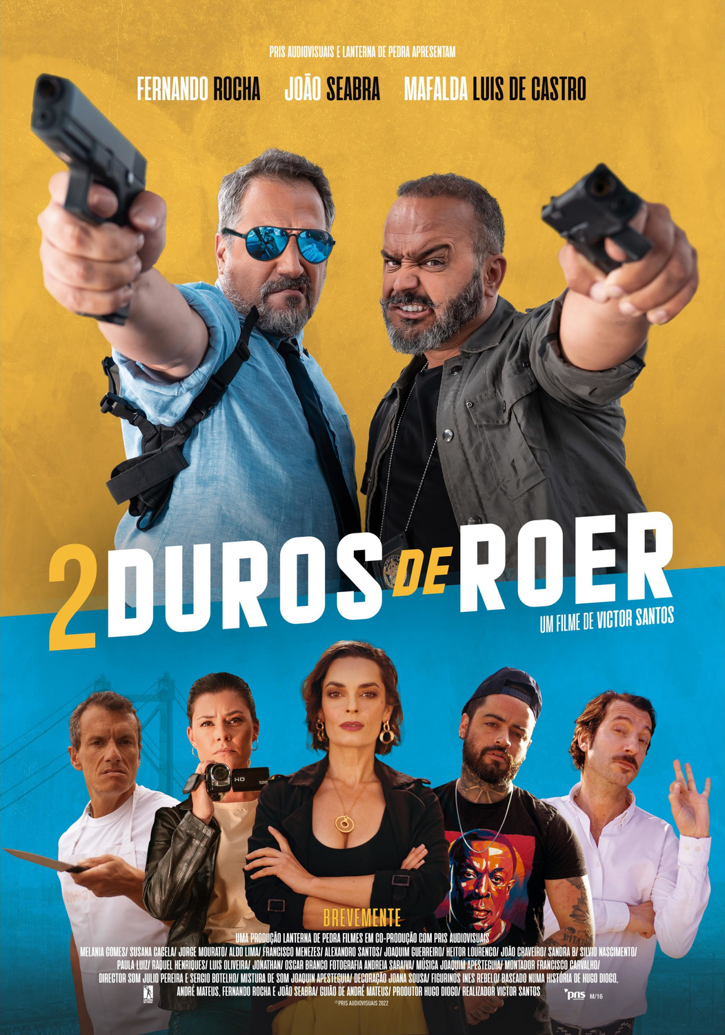 Extra Large Movie Poster Image for 2 Duros de Roer 