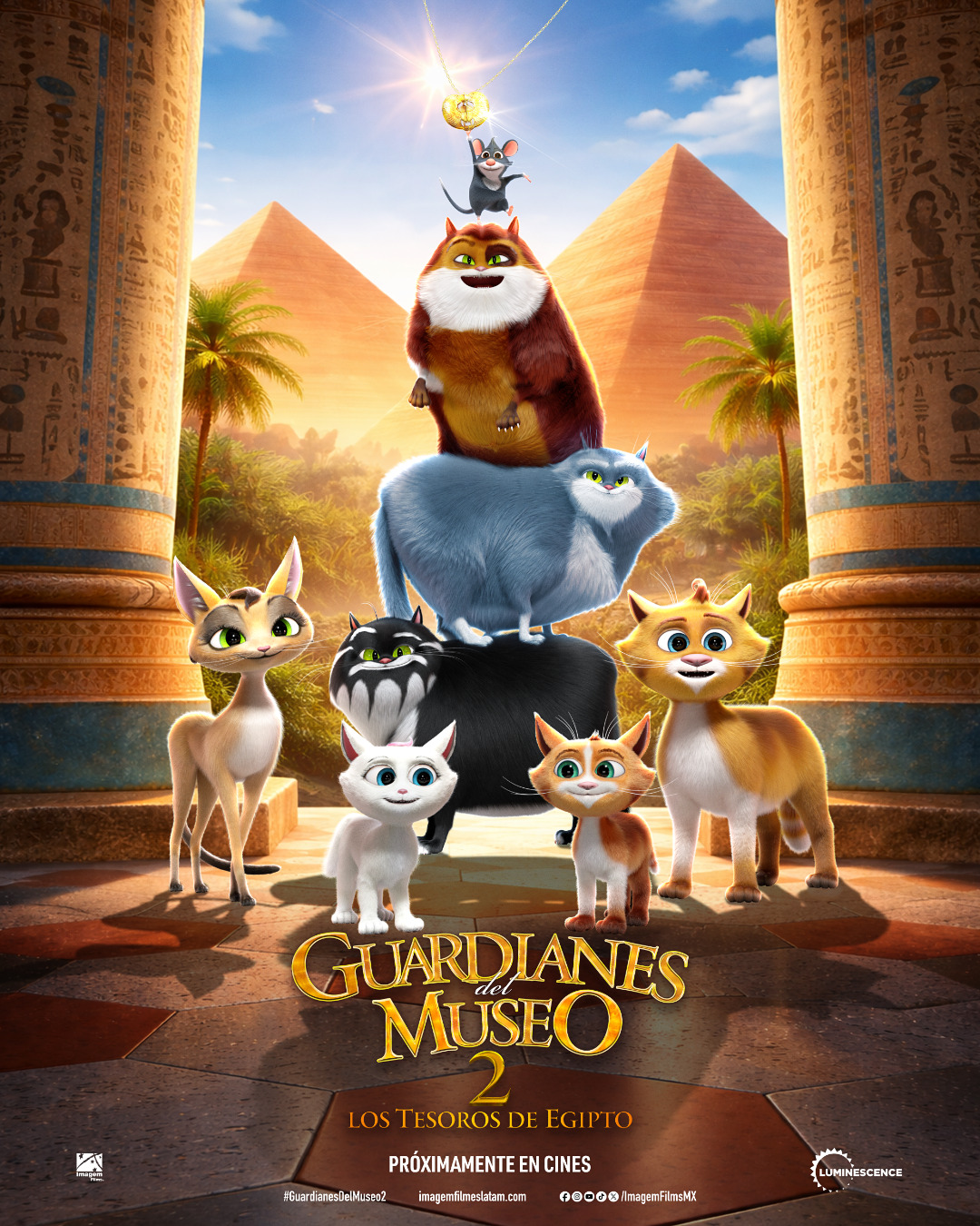 Extra Large Movie Poster Image for Koty Ermitazha 2. Tayna egipetskogo zala (#2 of 2)