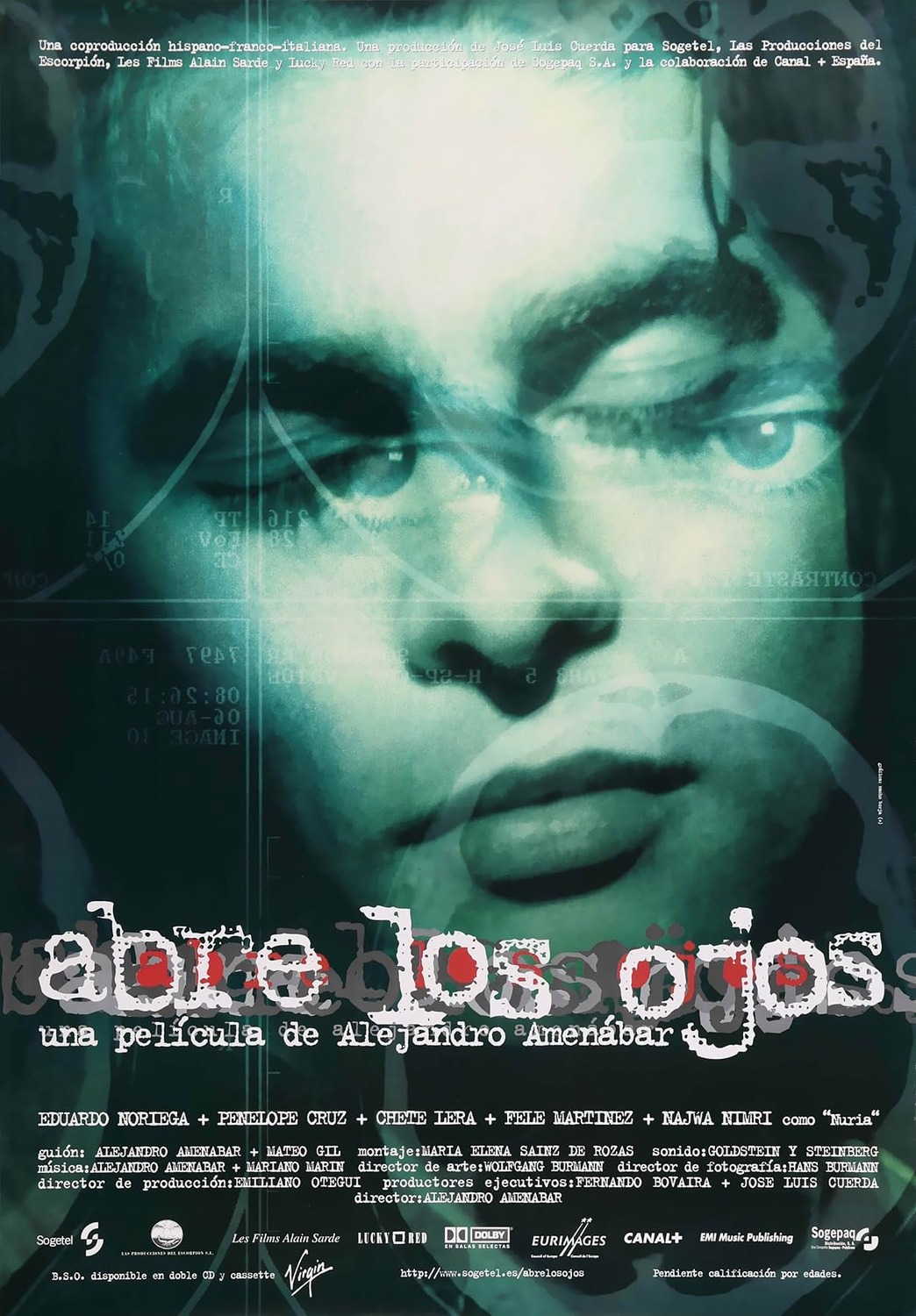 Extra Large Movie Poster Image for Abre los ojos (#1 of 3)