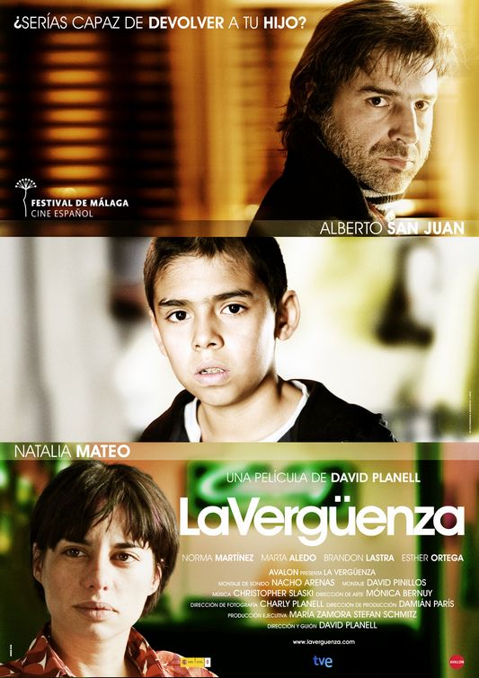 La vergüenza Movie Poster