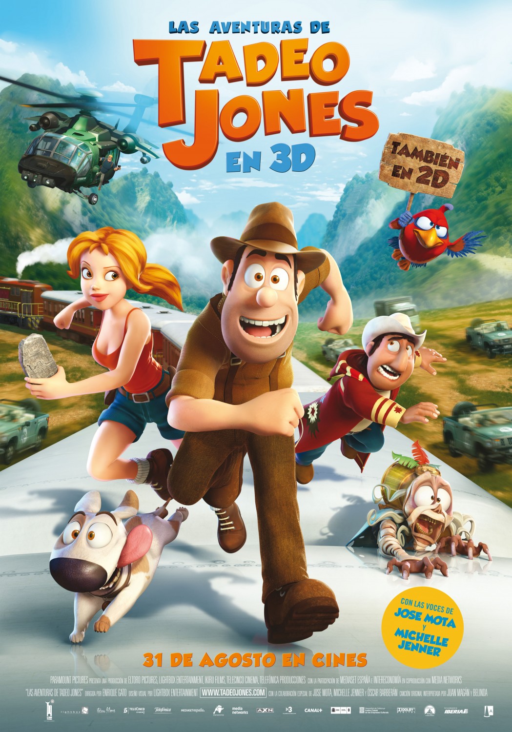 Extra Large Movie Poster Image for Las aventuras de Tadeo Jones (#2 of 2)