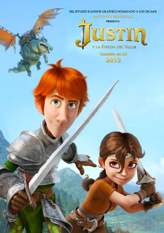 Justin and the Knights of Valour Movie Poster