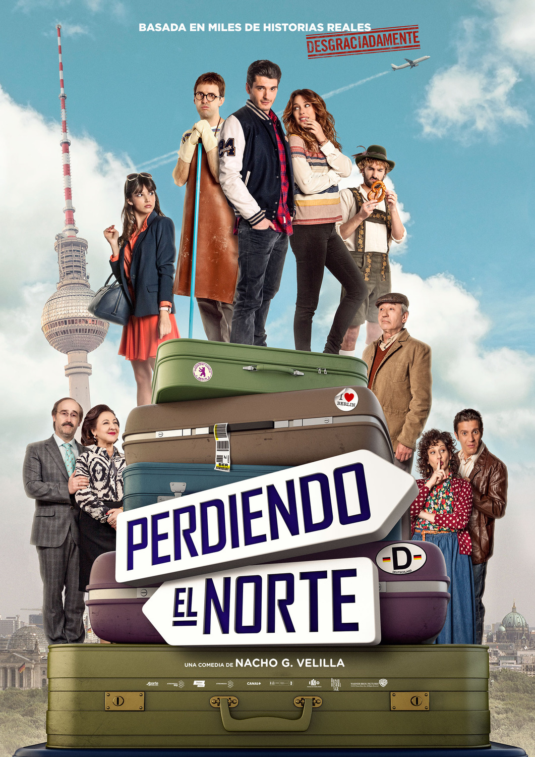 Extra Large Movie Poster Image for Perdiendo el norte (#2 of 2)