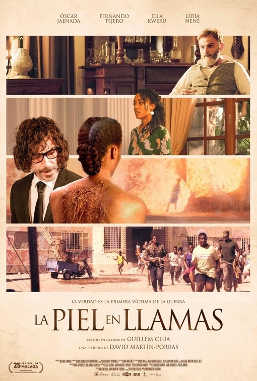 La piel en llamas Movie Poster