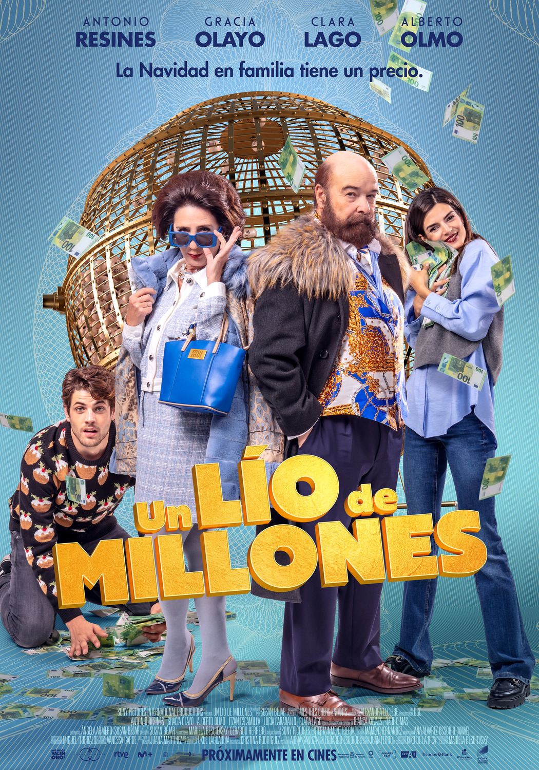 Extra Large Movie Poster Image for Un lío de millones (#1 of 5)