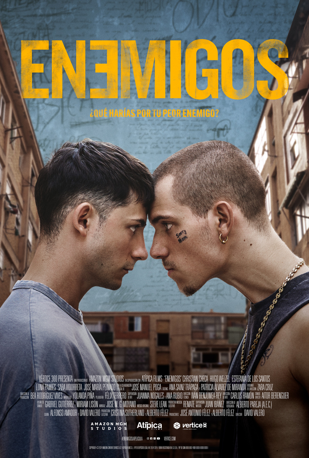 Extra Large Movie Poster Image for Enemigos 