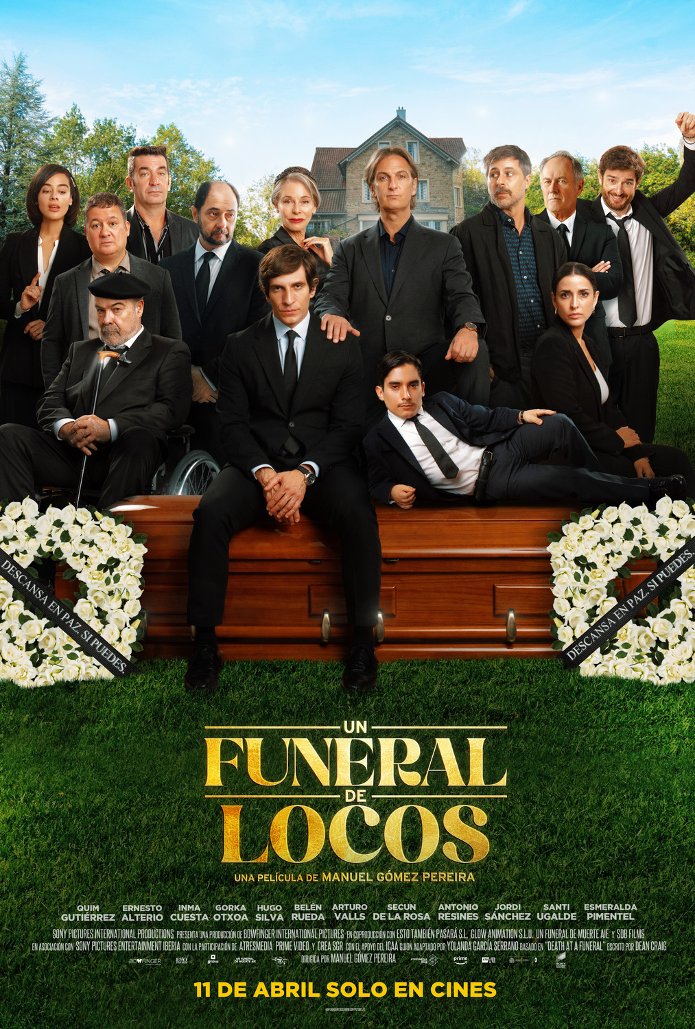 Extra Large Movie Poster Image for Un funeral de locos (#2 of 2)