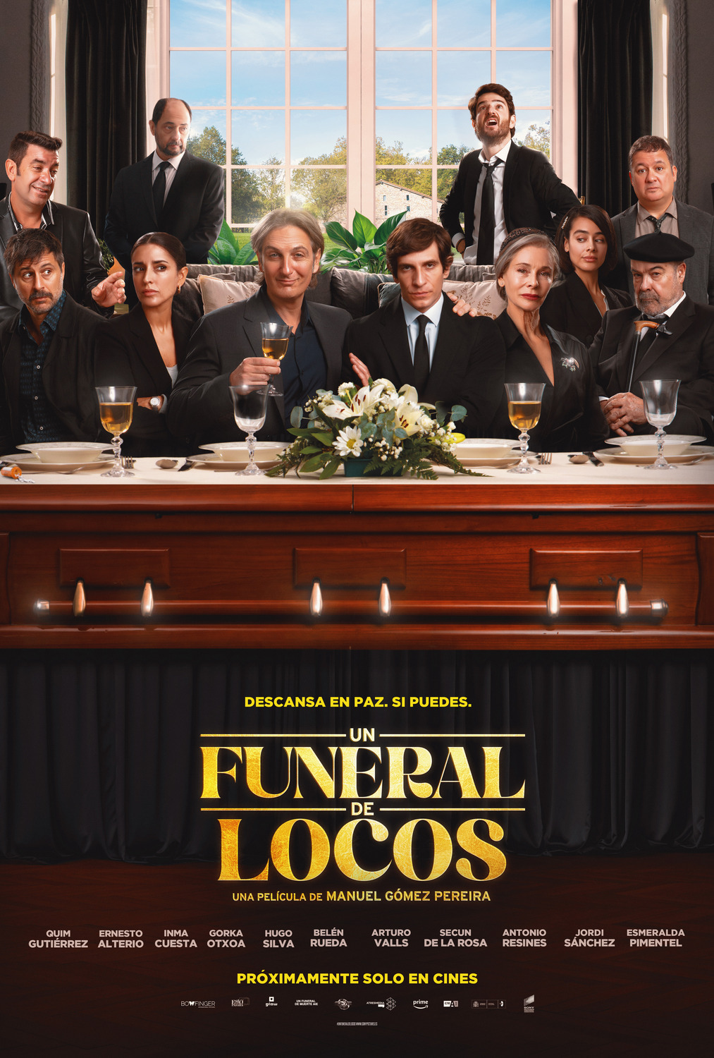 Extra Large Movie Poster Image for Un funeral de locos 