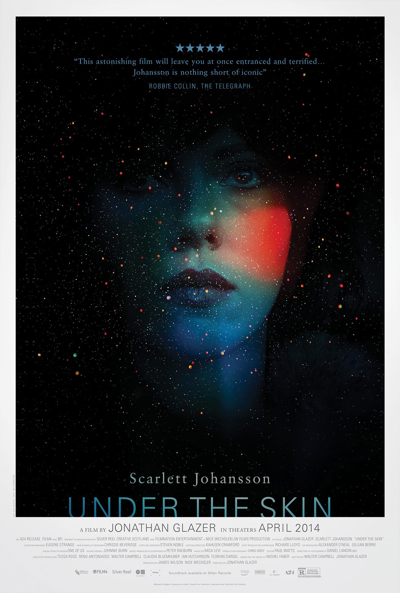 Mega Sized Movie Poster Image for Under the Skin 