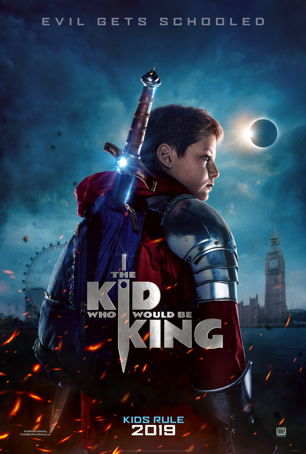 Extra Large Movie Poster Image for The Kid Who Would Be King (#1 of 9)