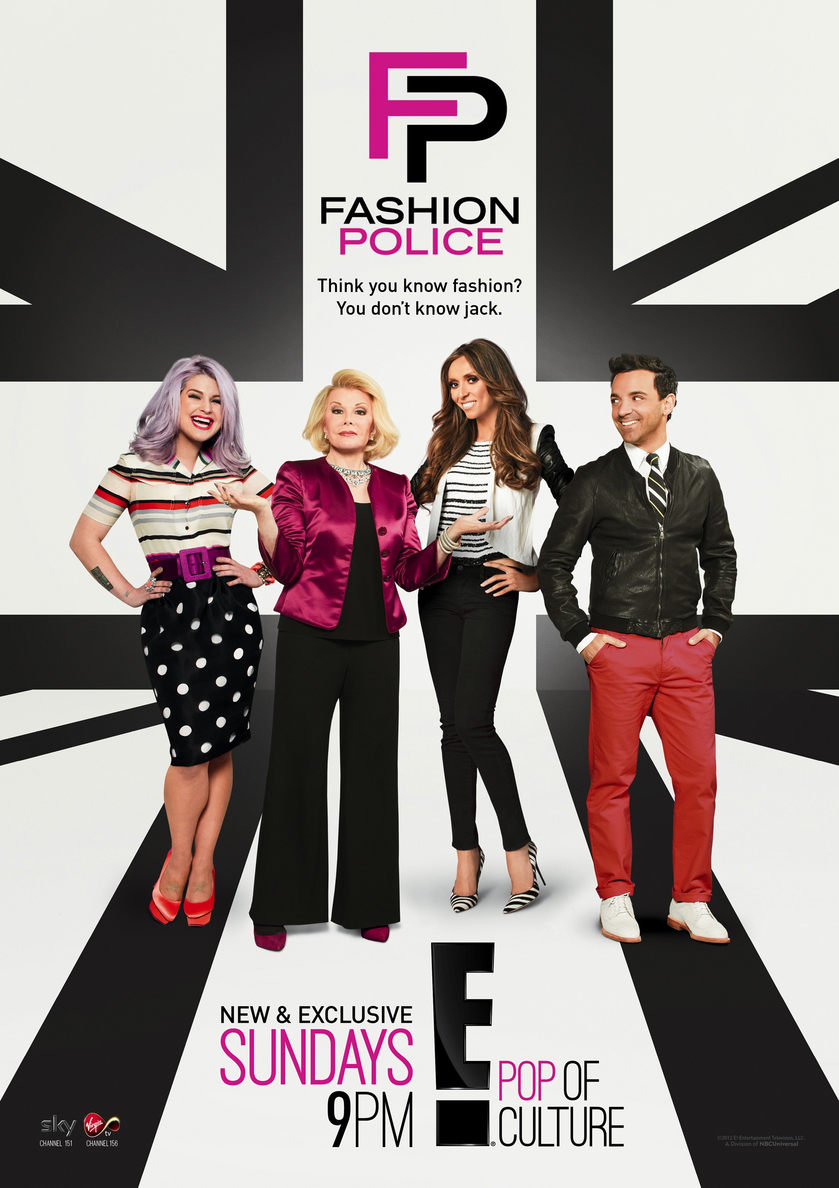 Mega Sized TV Poster Image for Fashion Police UK 