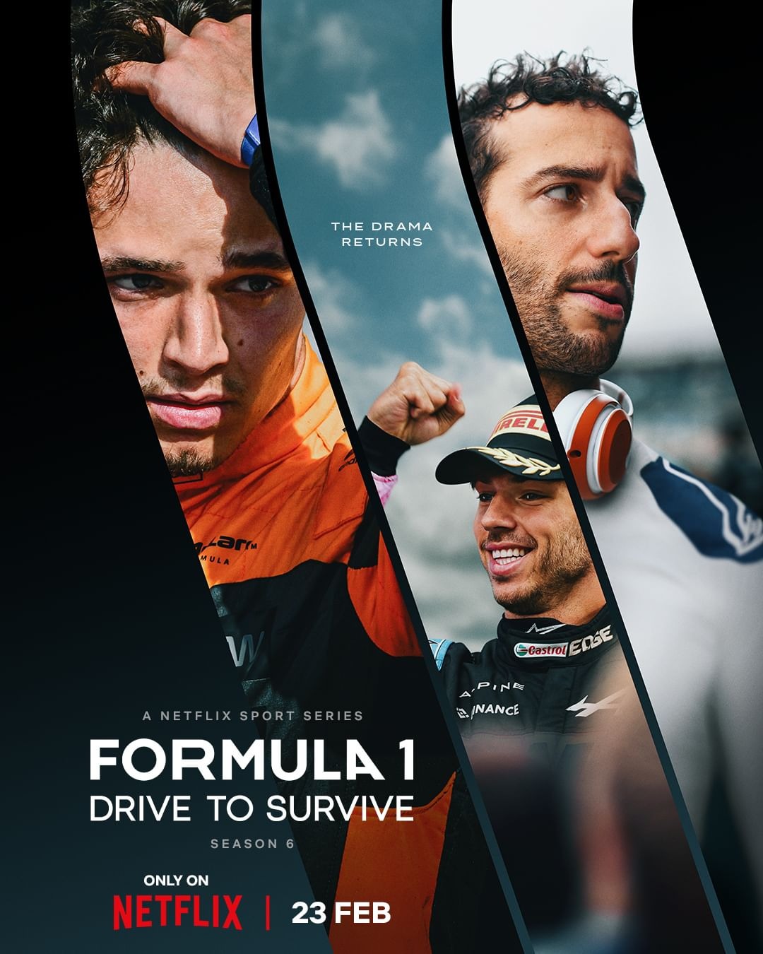 Extra Large TV Poster Image for Formula 1: Drive to Survive (#2 of 4)