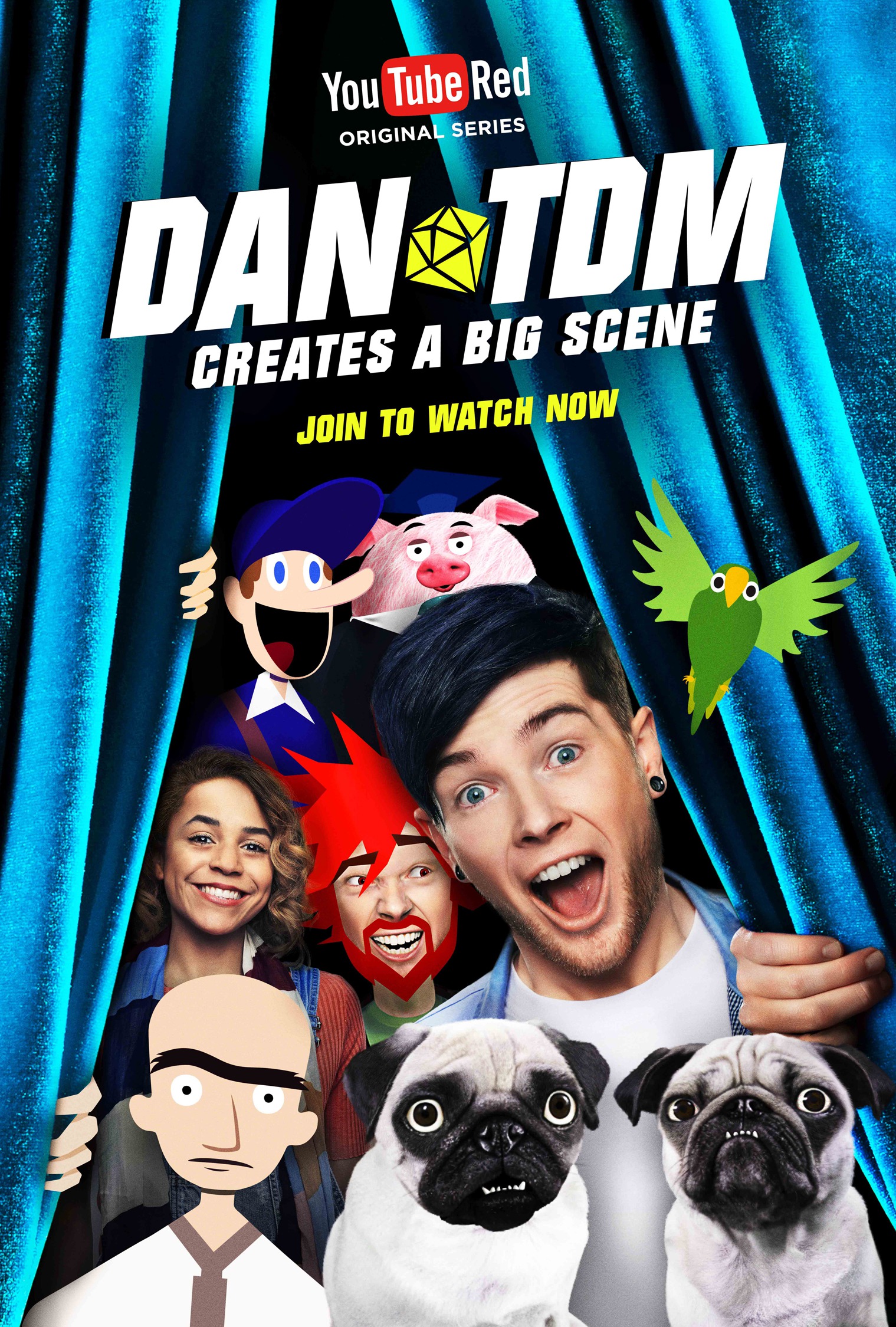 Mega Sized TV Poster Image for DanTDM Creates A Big Scene (#2 of 2)