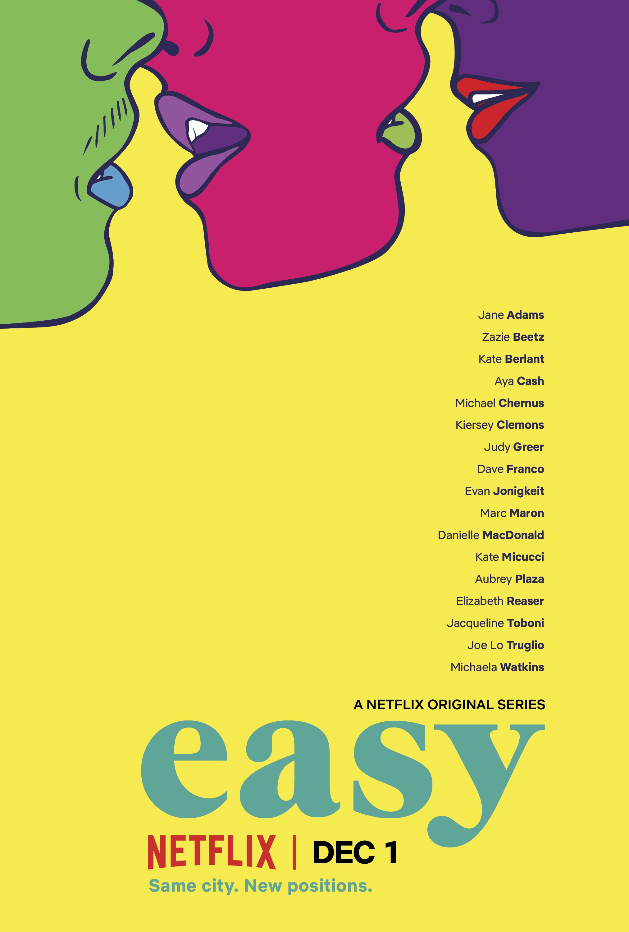 Mega Sized TV Poster Image for Easy (#2 of 3)