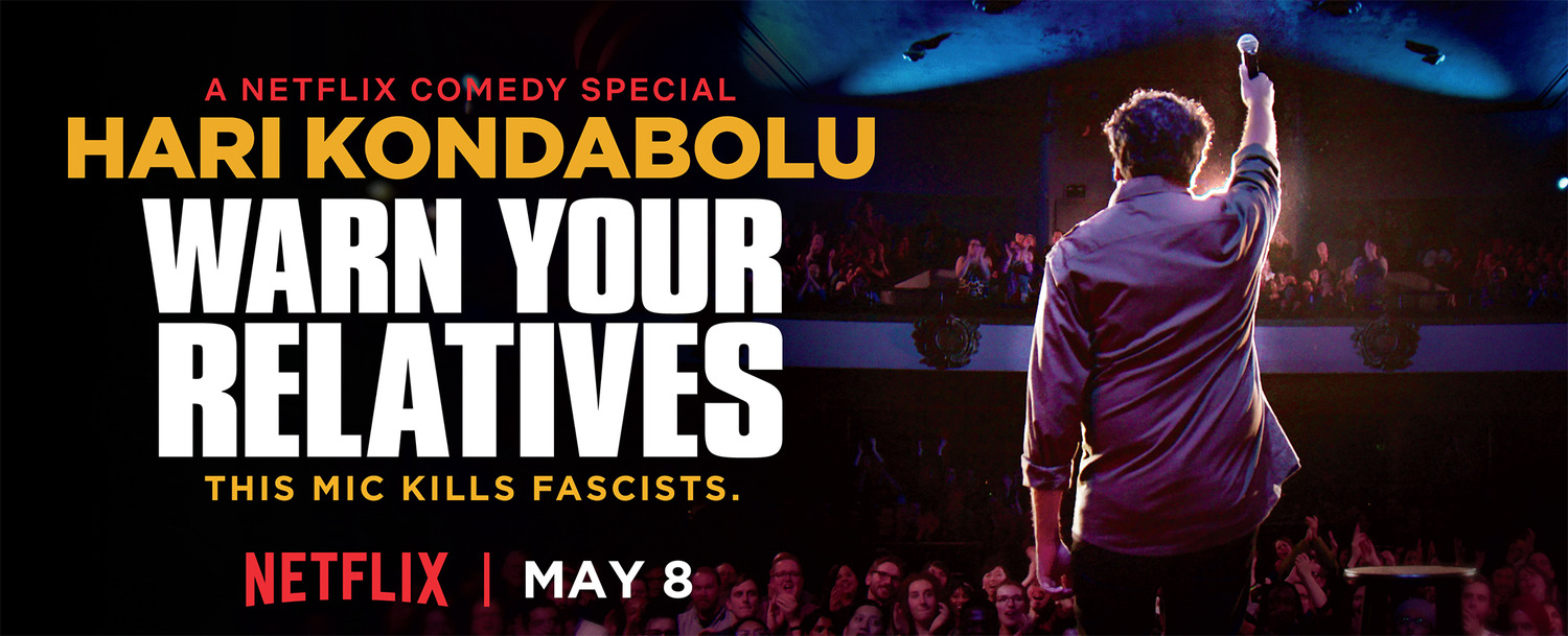 Extra Large TV Poster Image for Hari Kondabolu: Warn Your Relatives 