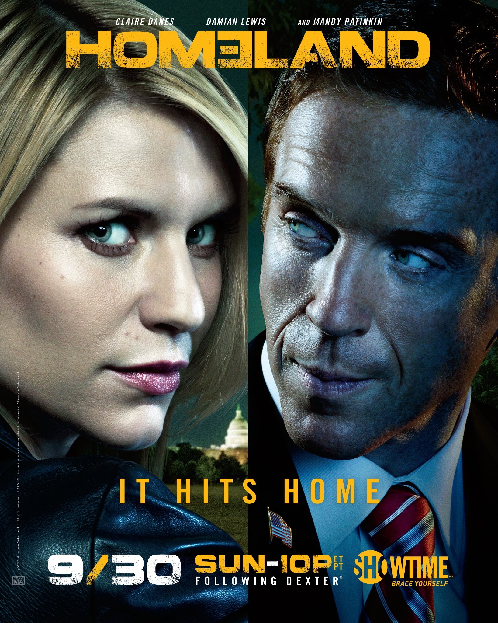 Mega Sized TV Poster Image for Homeland (#2 of 13)