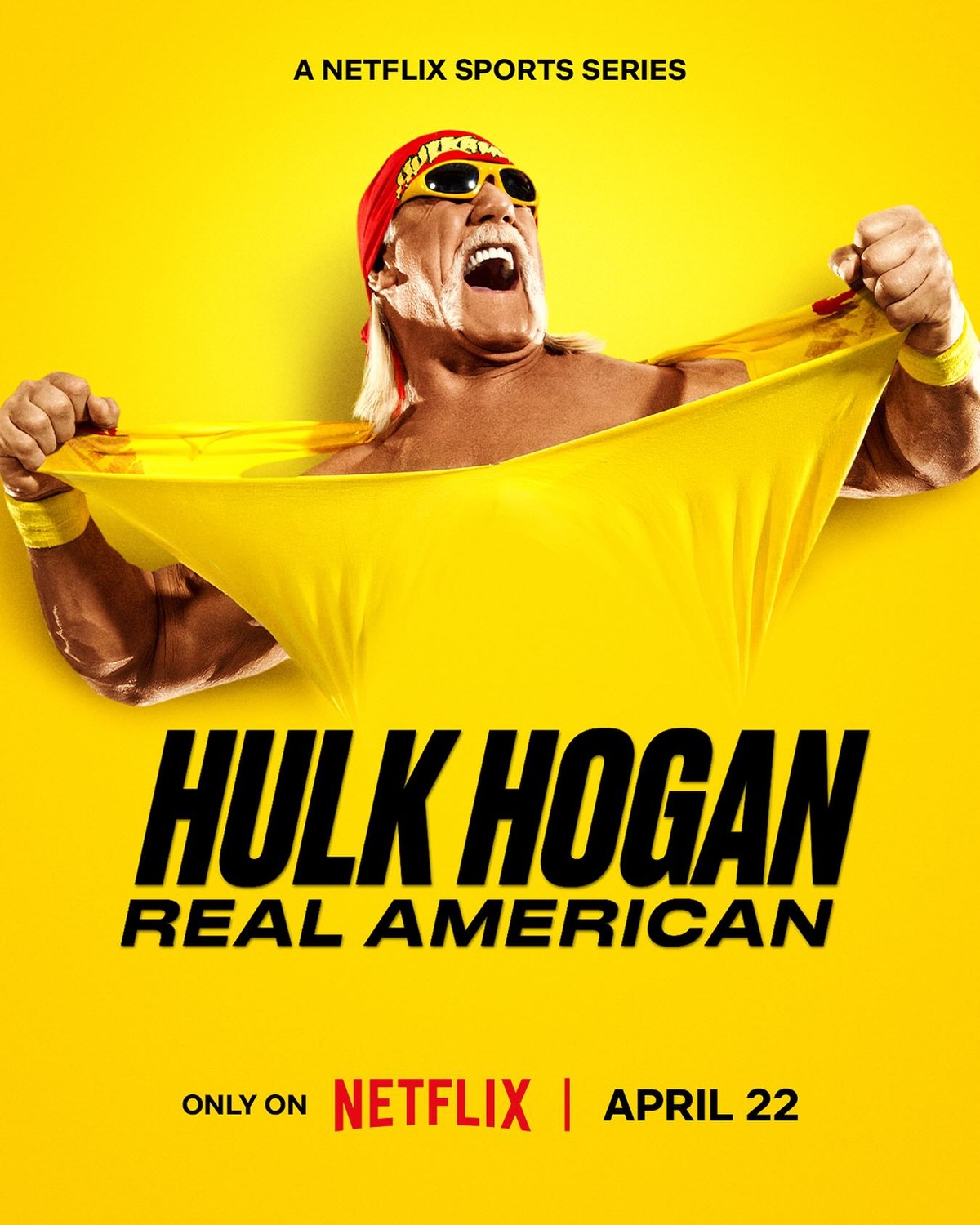 Extra Large TV Poster Image for Hulk Hogan: Real American 