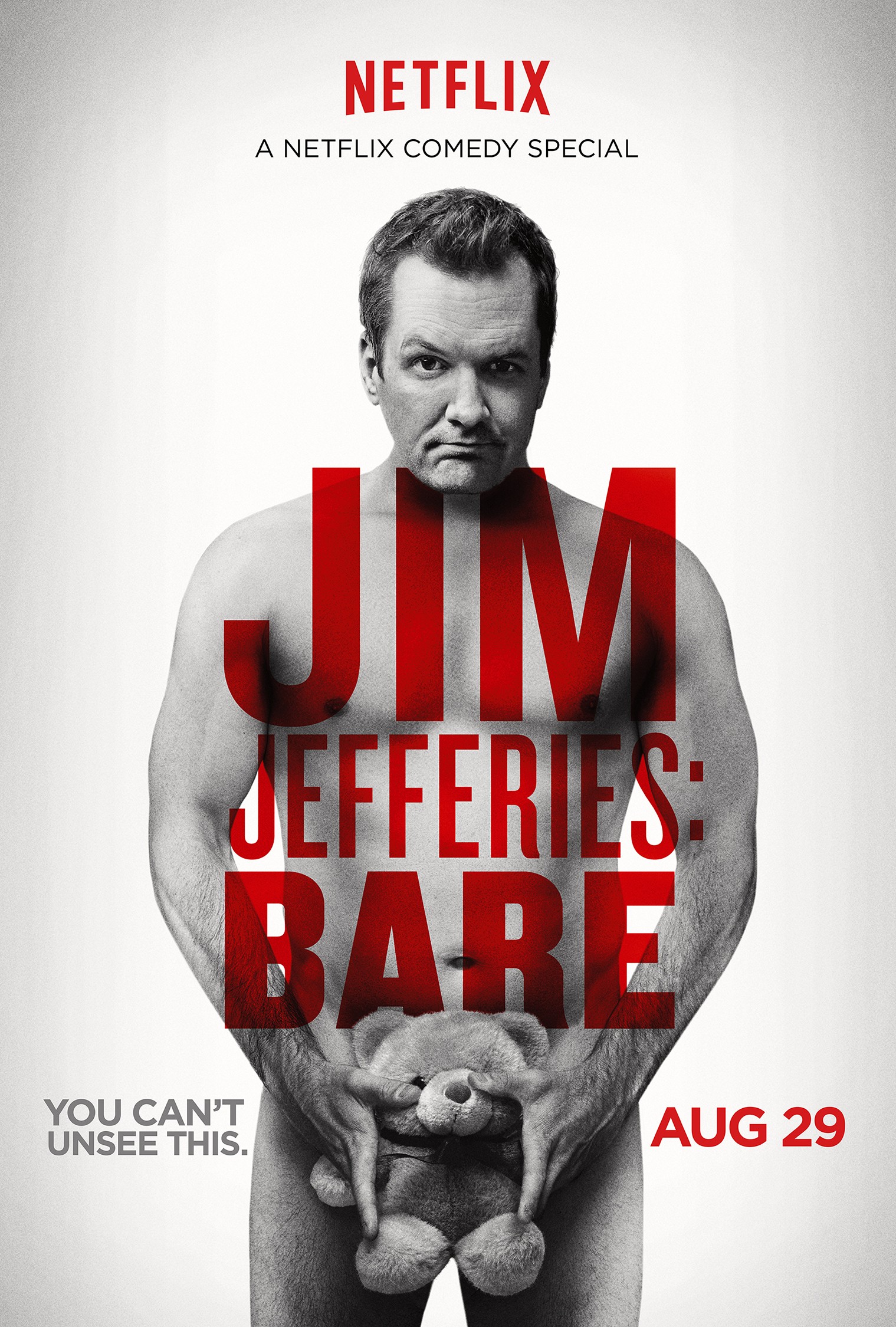 Mega Sized TV Poster Image for Jim Jefferies: BARE 