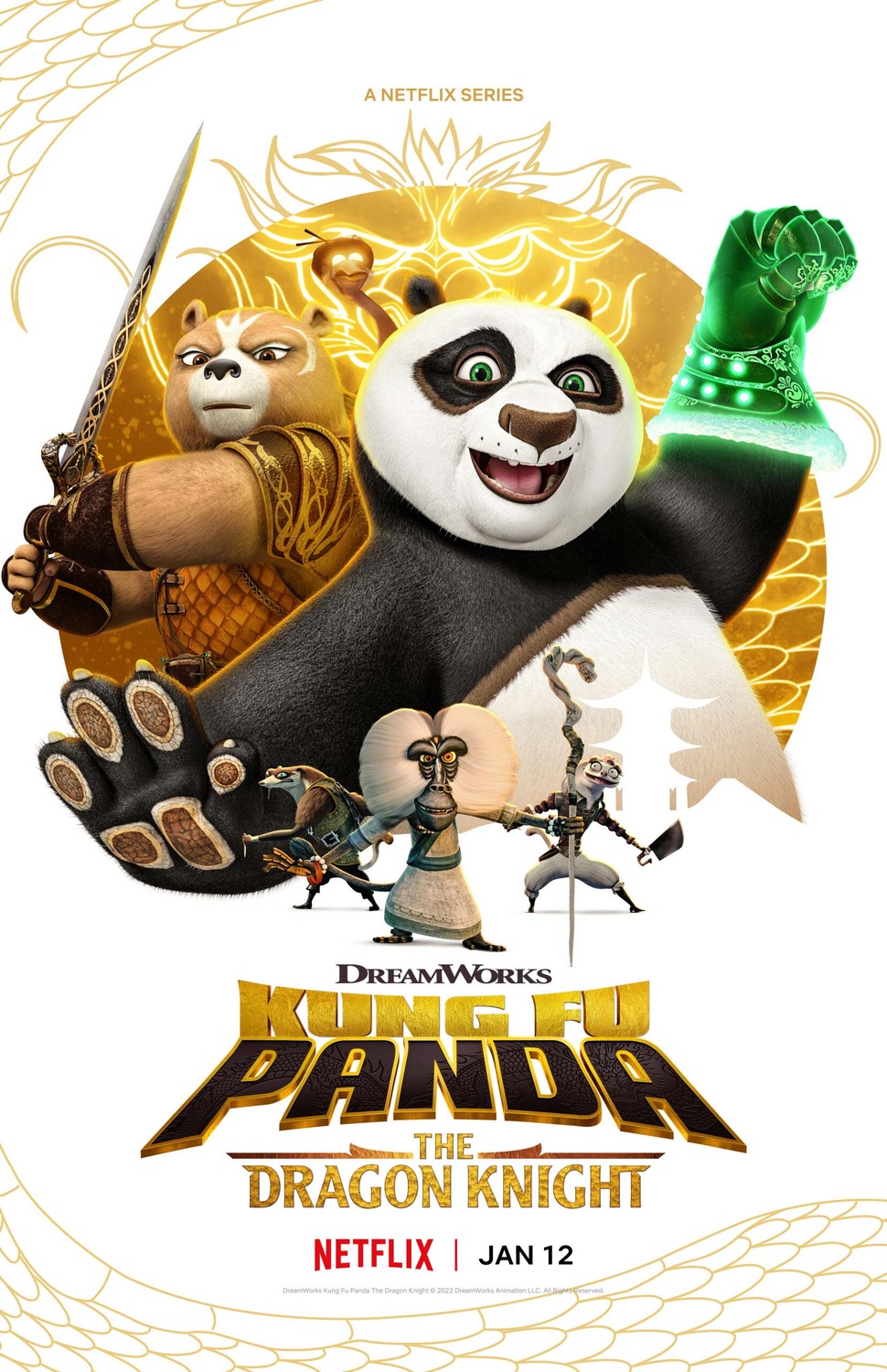 Extra Large TV Poster Image for Kung Fu Panda: The Dragon Knight (#2 of 3)