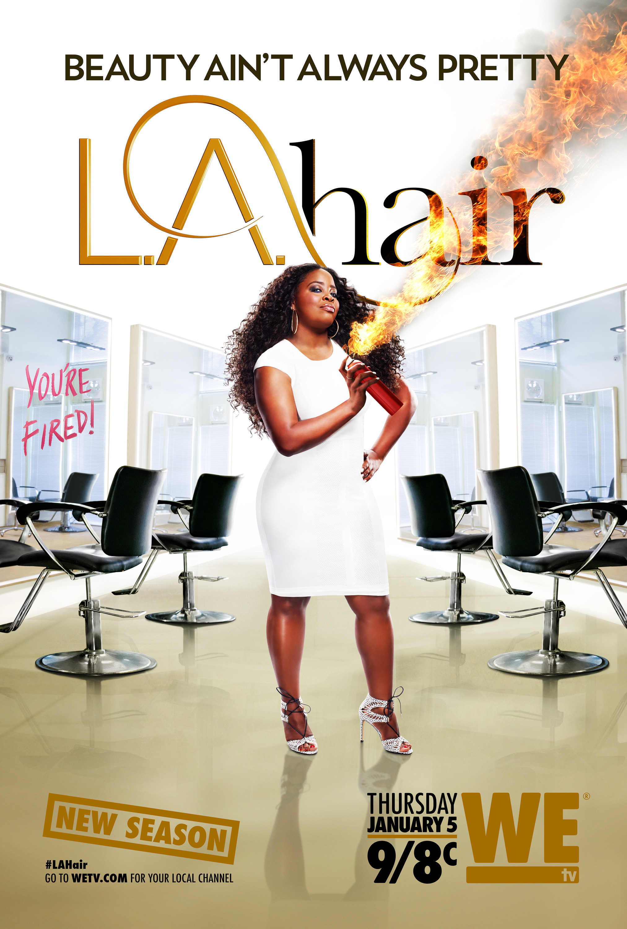 Mega Sized TV Poster Image for L.A. Hair 