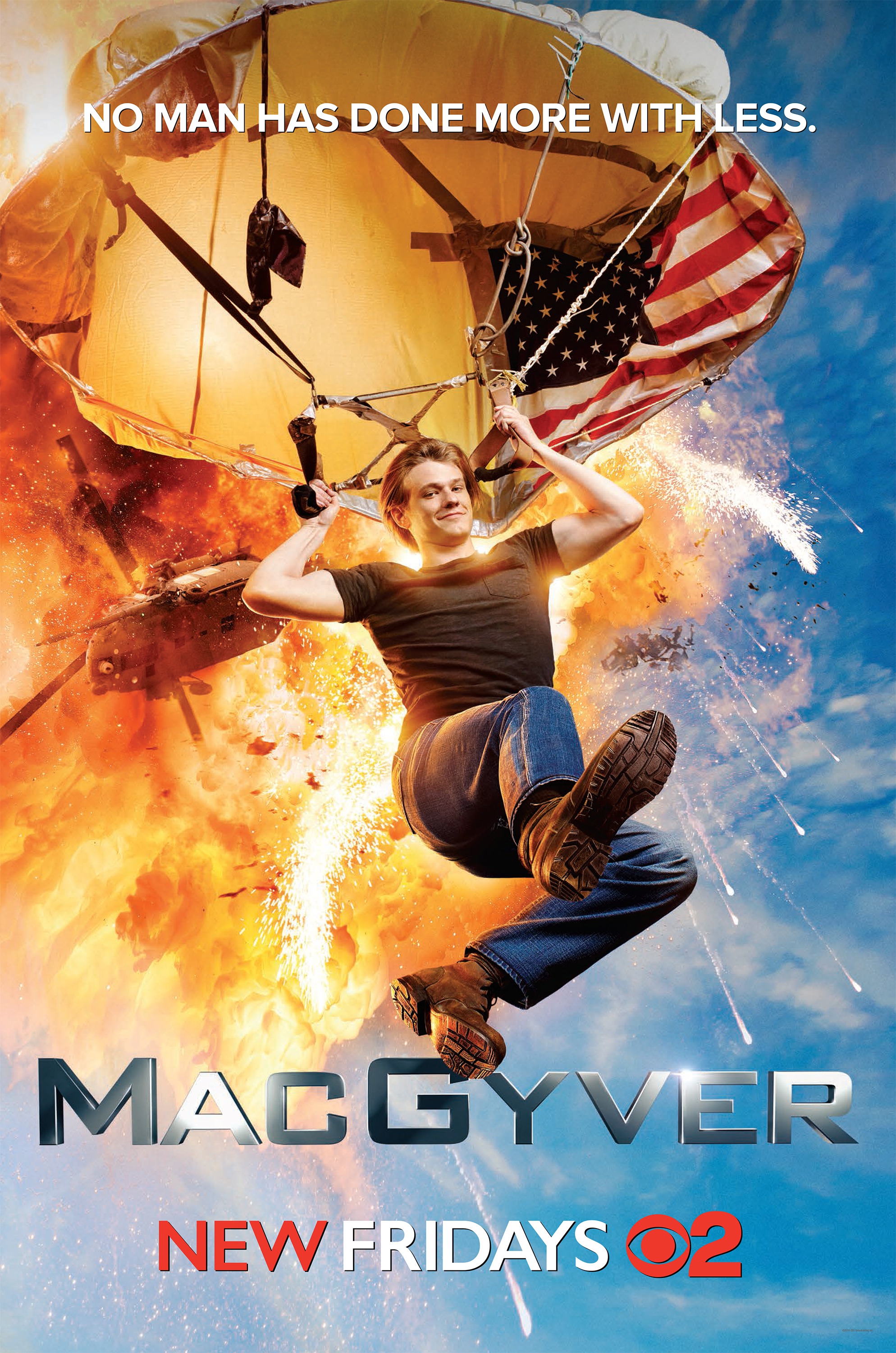 Mega Sized TV Poster Image for MacGyver 