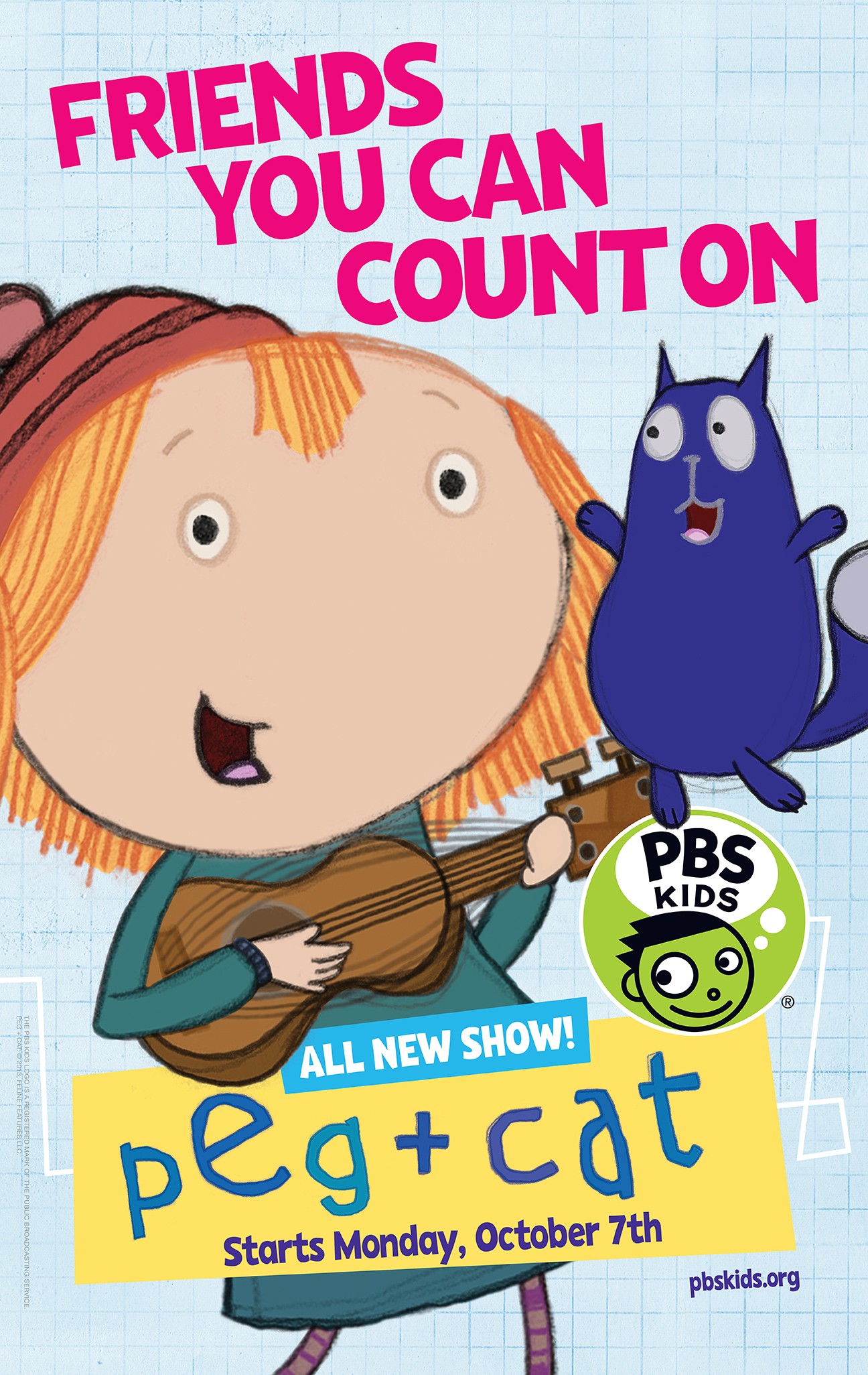 Mega Sized TV Poster Image for Peg+Cat 